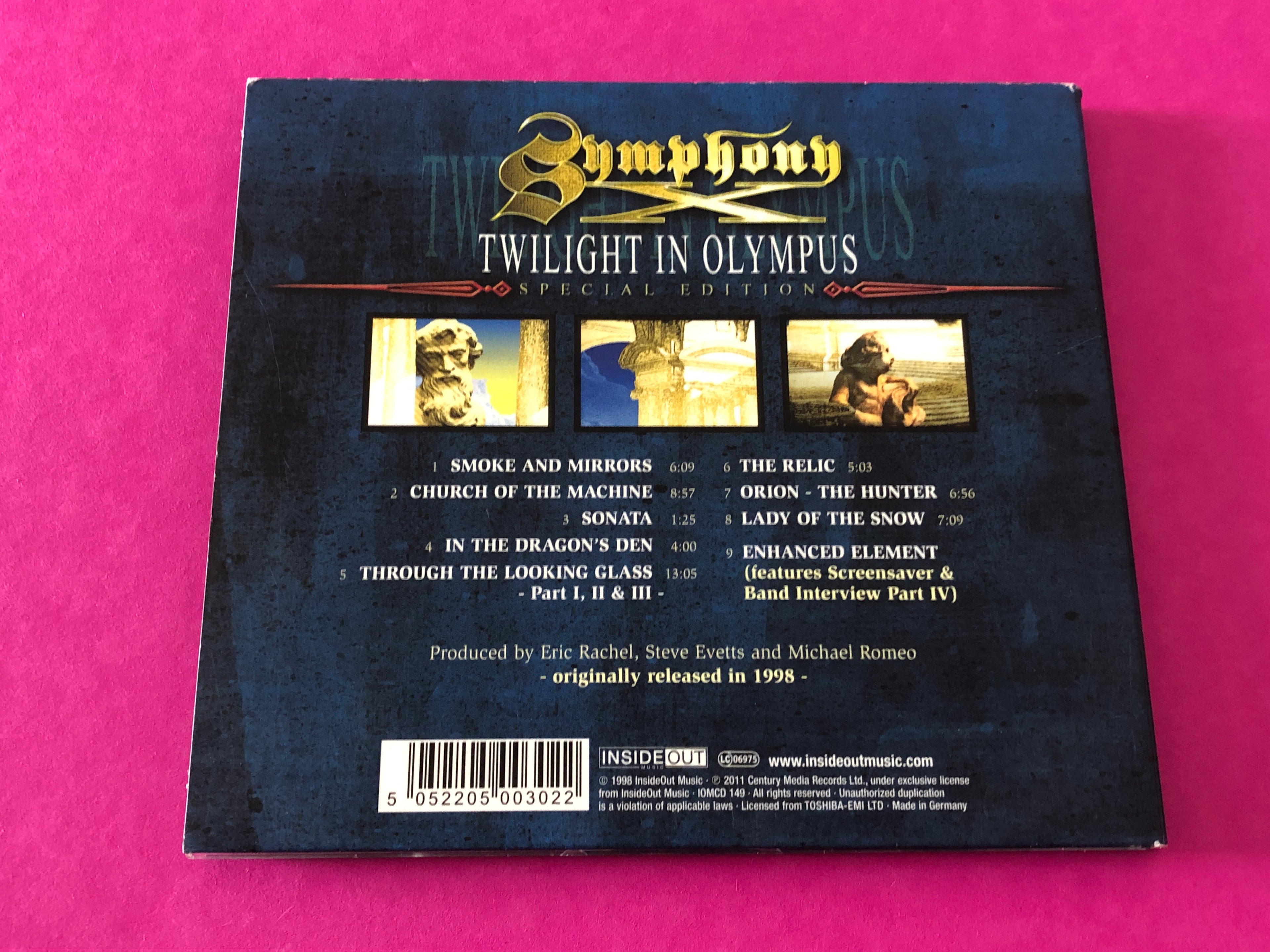 Symphony X : Twilight In Olympus (Album,Enhanced,Reissue,Special Edition)