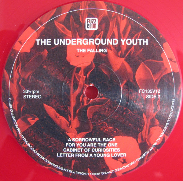 The Underground Youth : The Falling (LP, Album, Ltd, Red)