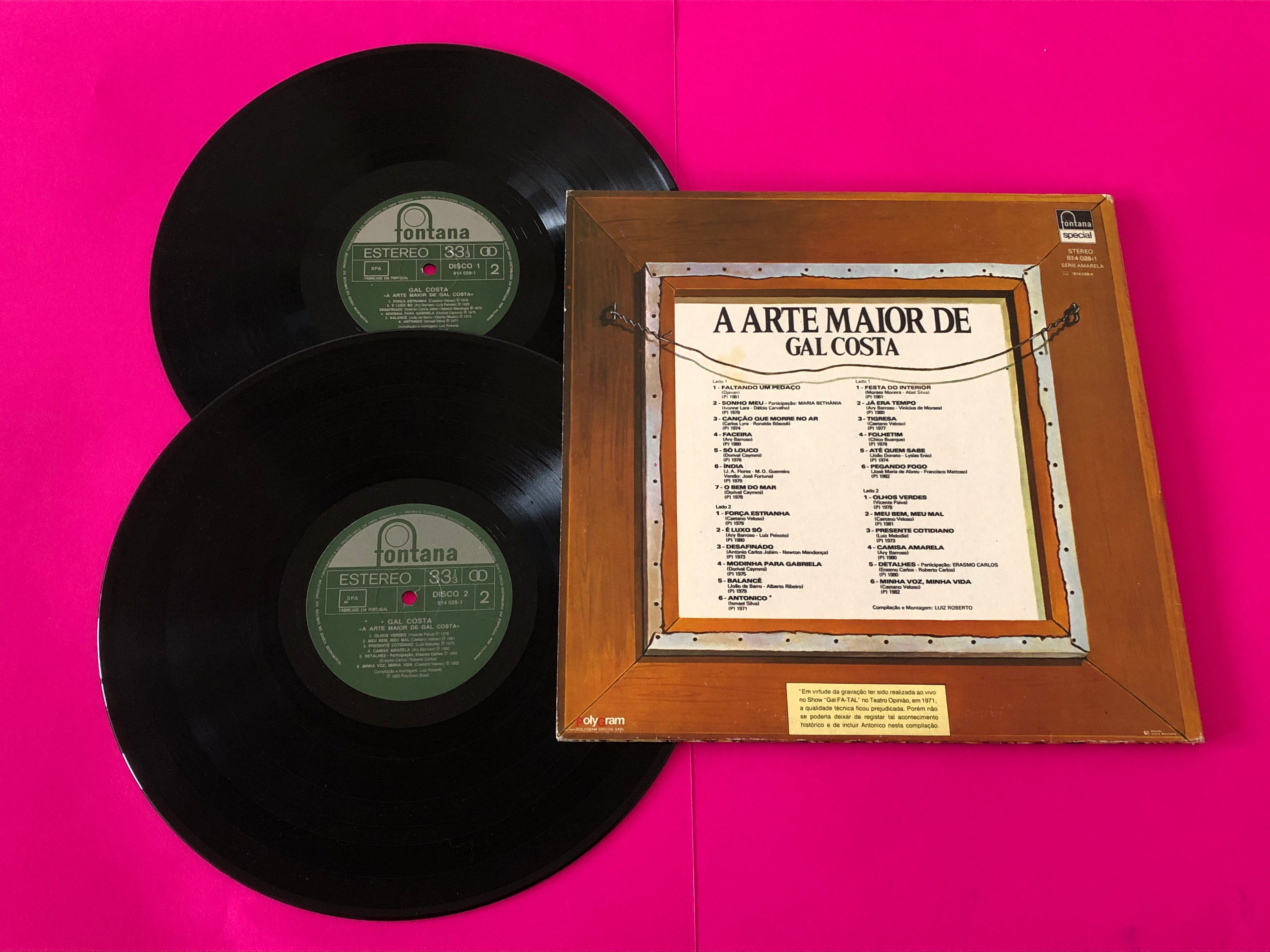 Gal Costa : A Arte Maior De Gal Costa (2xLP, Comp, Gat)