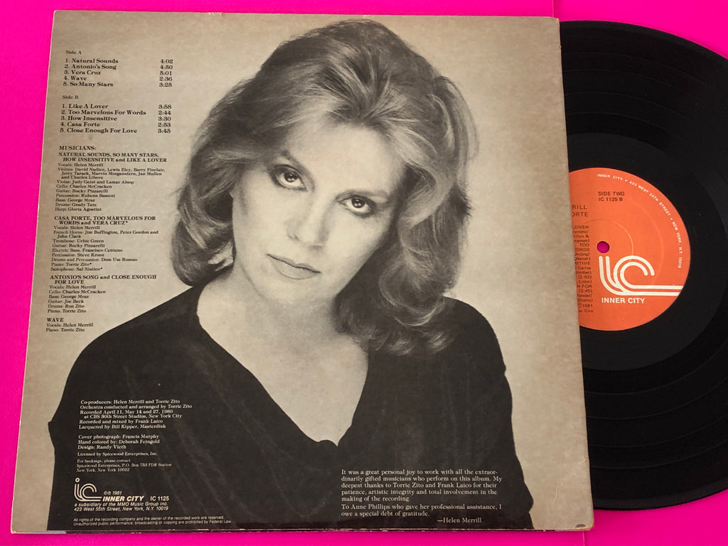 Helen Merrill : Casa Forte (LP, Album)