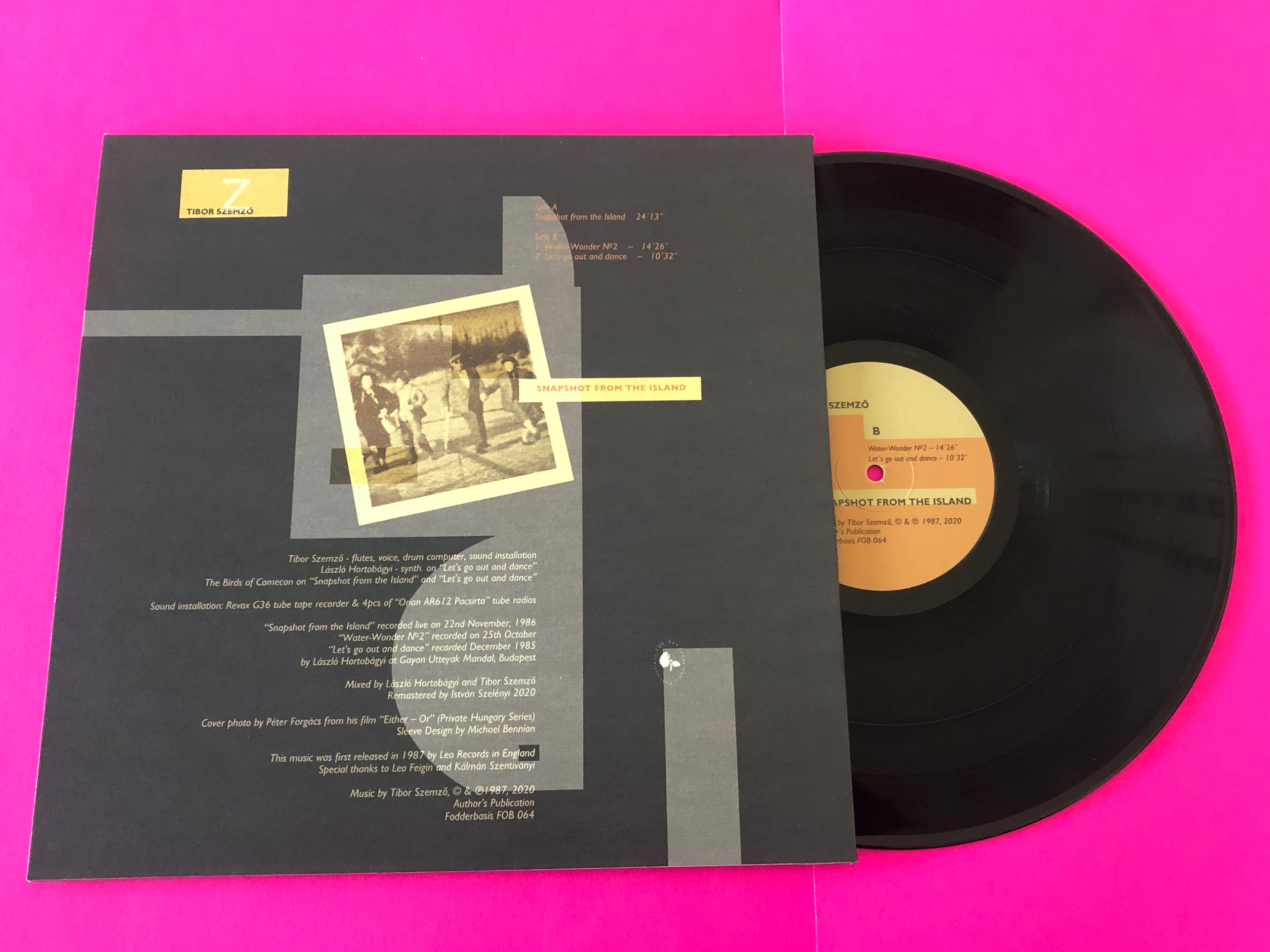 Tibor Szemző : Snapshot From The Island (LP, Album, RE)