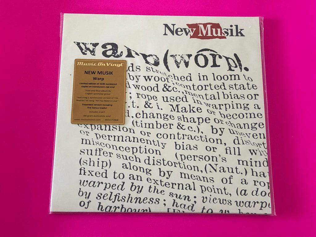 New Musik : Warp (LP, Album, RE, Red + LP, Comp, Red + Ltd, Num)