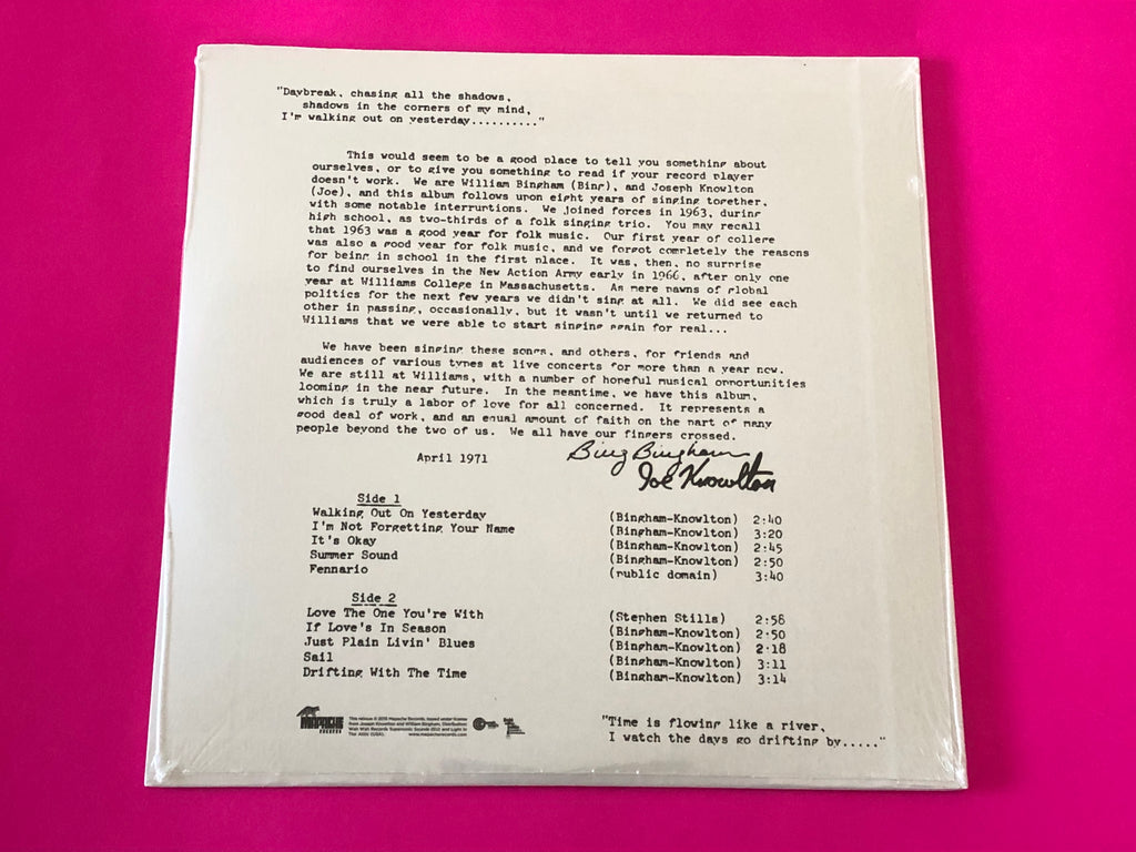 Joe And Bing : Daybreak (LP, Album, RE)