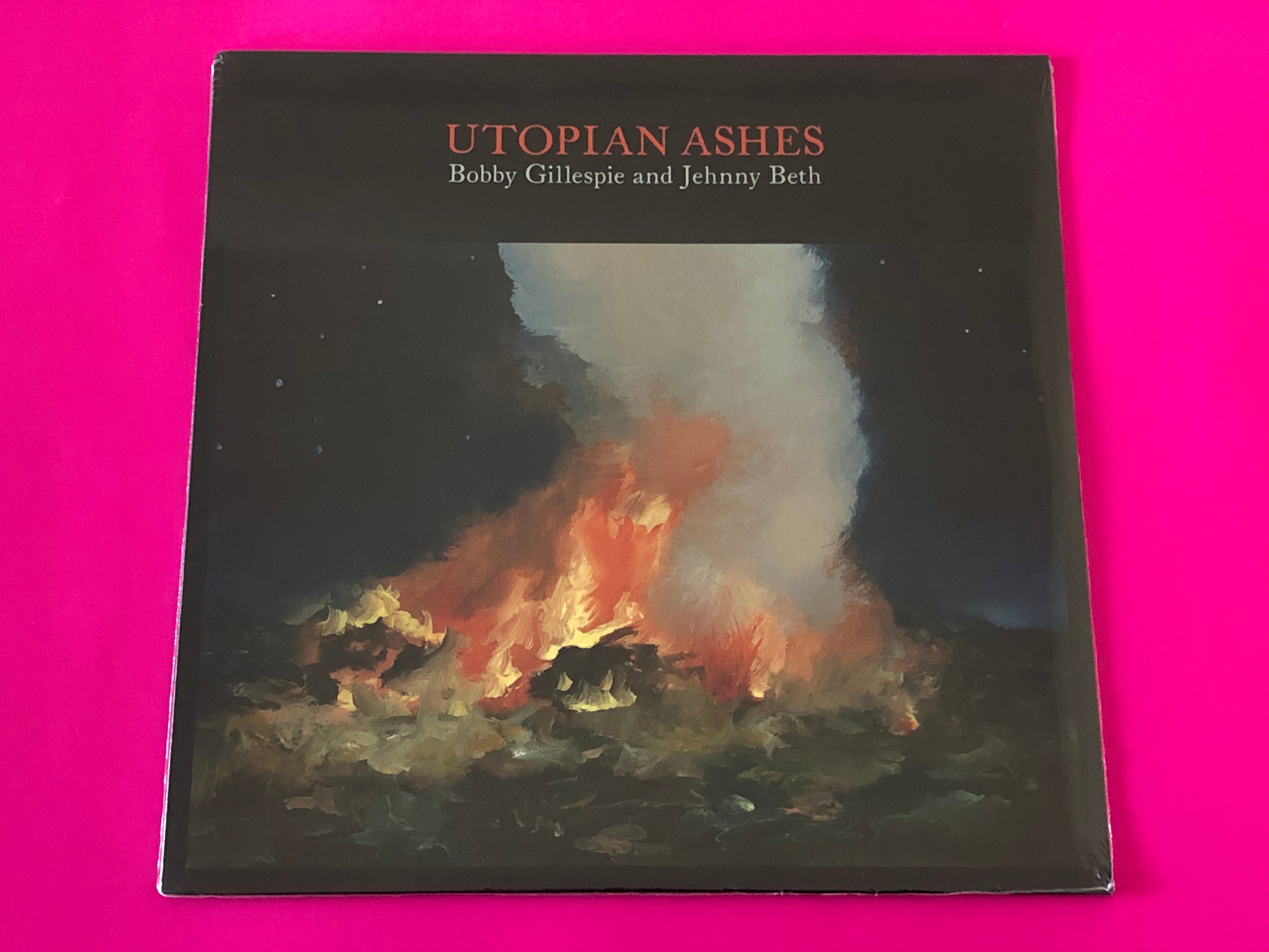 Bobby Gillespie And Jehnny Beth : Utopian Ashes (LP, Album, Red)