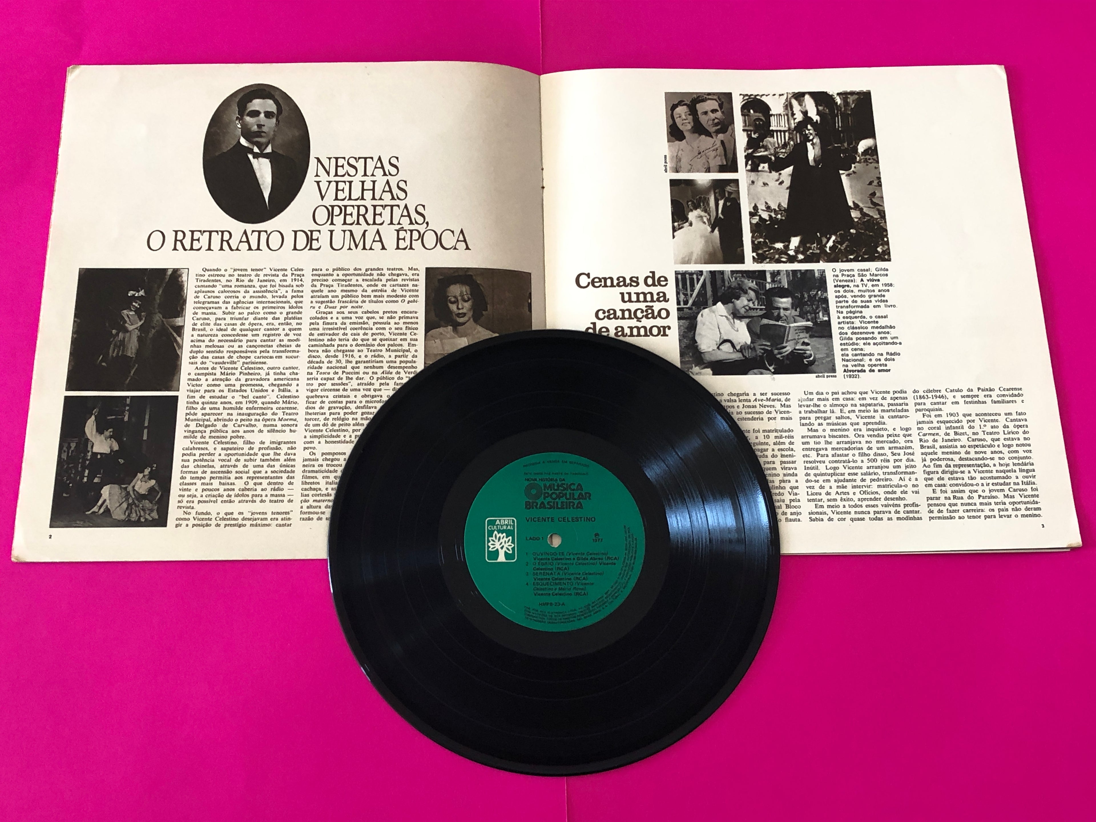 Various : Nova História Da Música Popular Brasileira - Vicente Celestino (10", Comp, Gat)