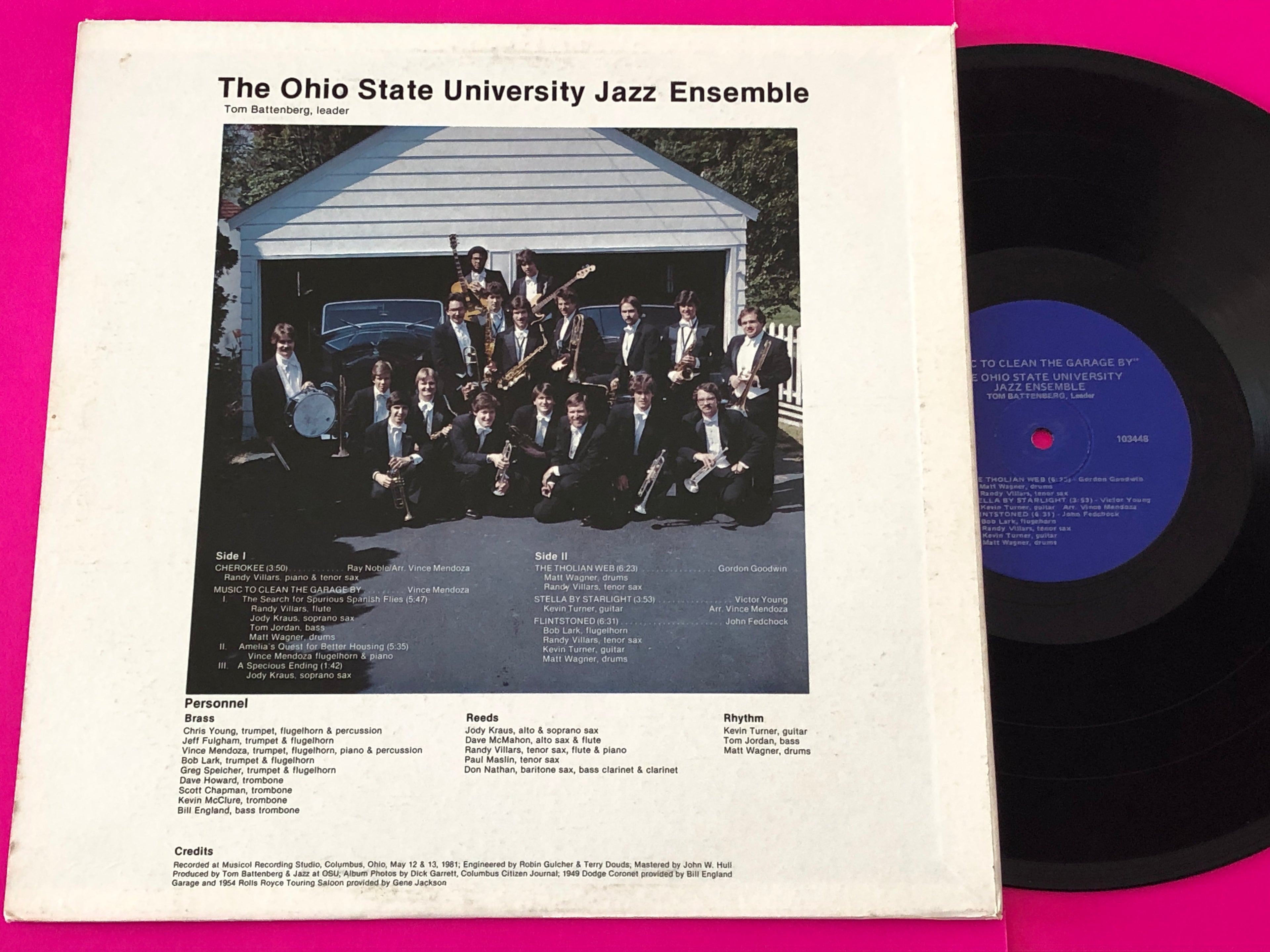 Ohio State University Jazz Ensemble : Music To Clean The Garage By (LP, Album)