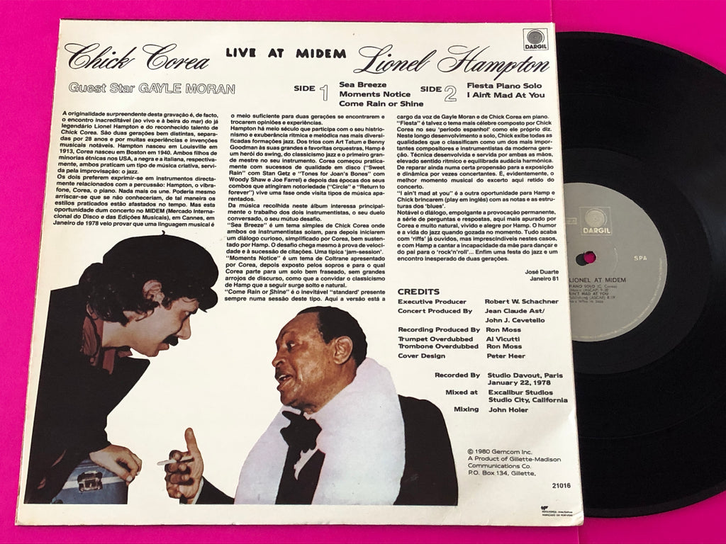 Chick Corea & Lionel Hampton : In Concert (LP, Album)