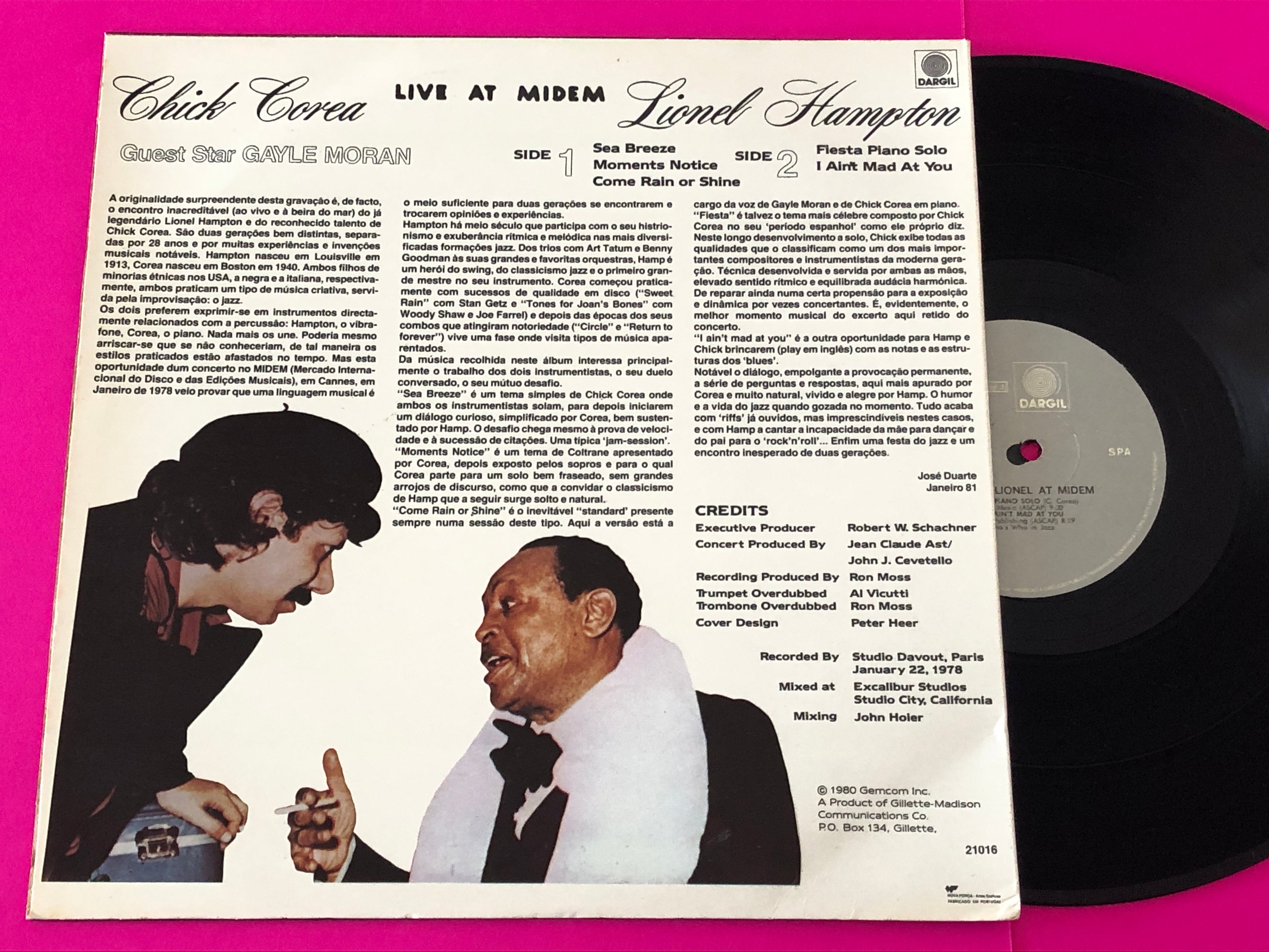 Chick Corea & Lionel Hampton : In Concert (LP, Album)