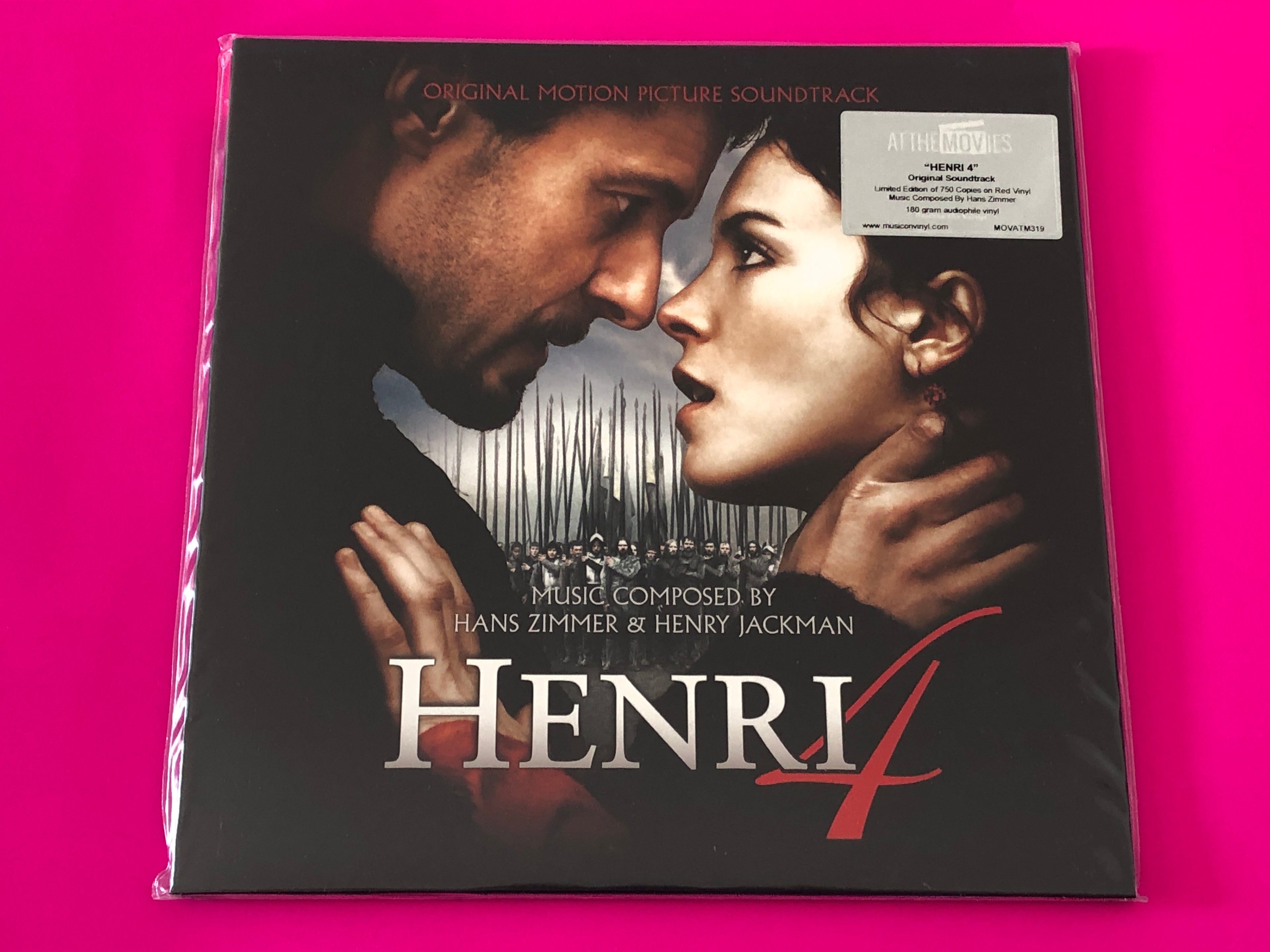 Hans Zimmer & Henry Jackman : Henri 4 (Original Motion Picture Soundtrack) (2xLP, Ltd, Num, RE, Gat)