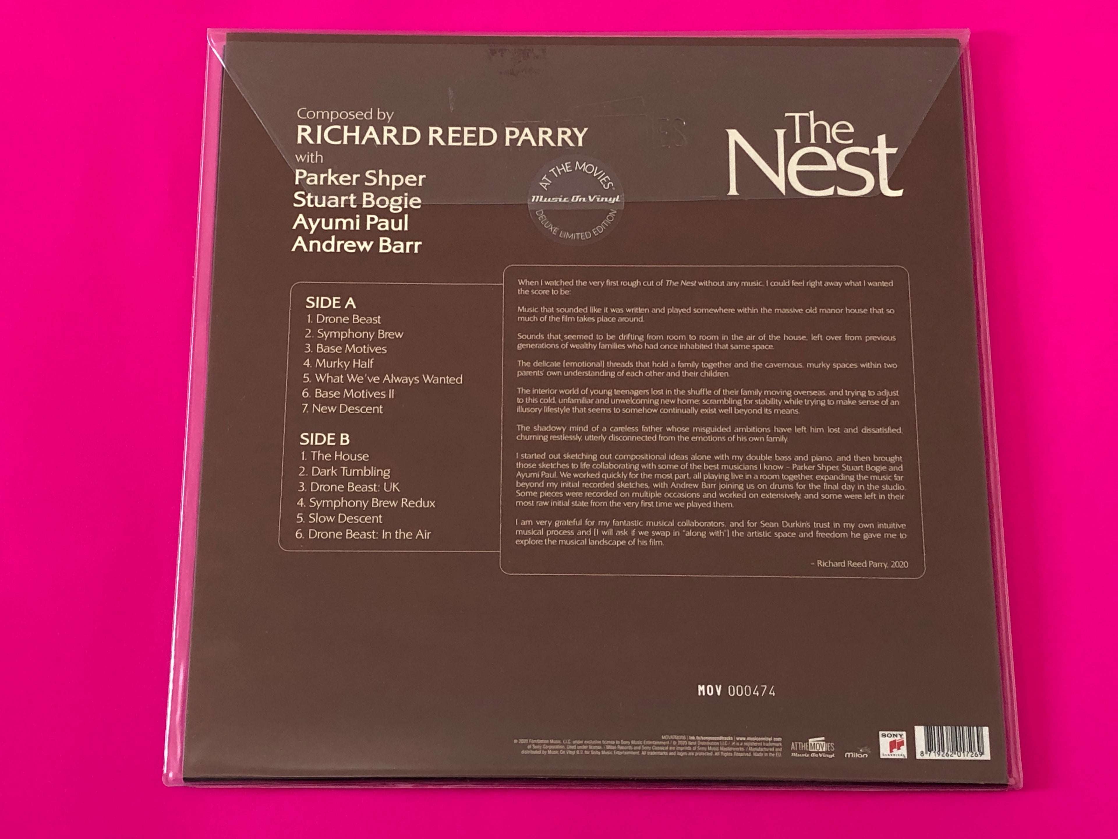 Richard Reed Parry : The Nest (LP, Album, Ltd, Num, 180)
