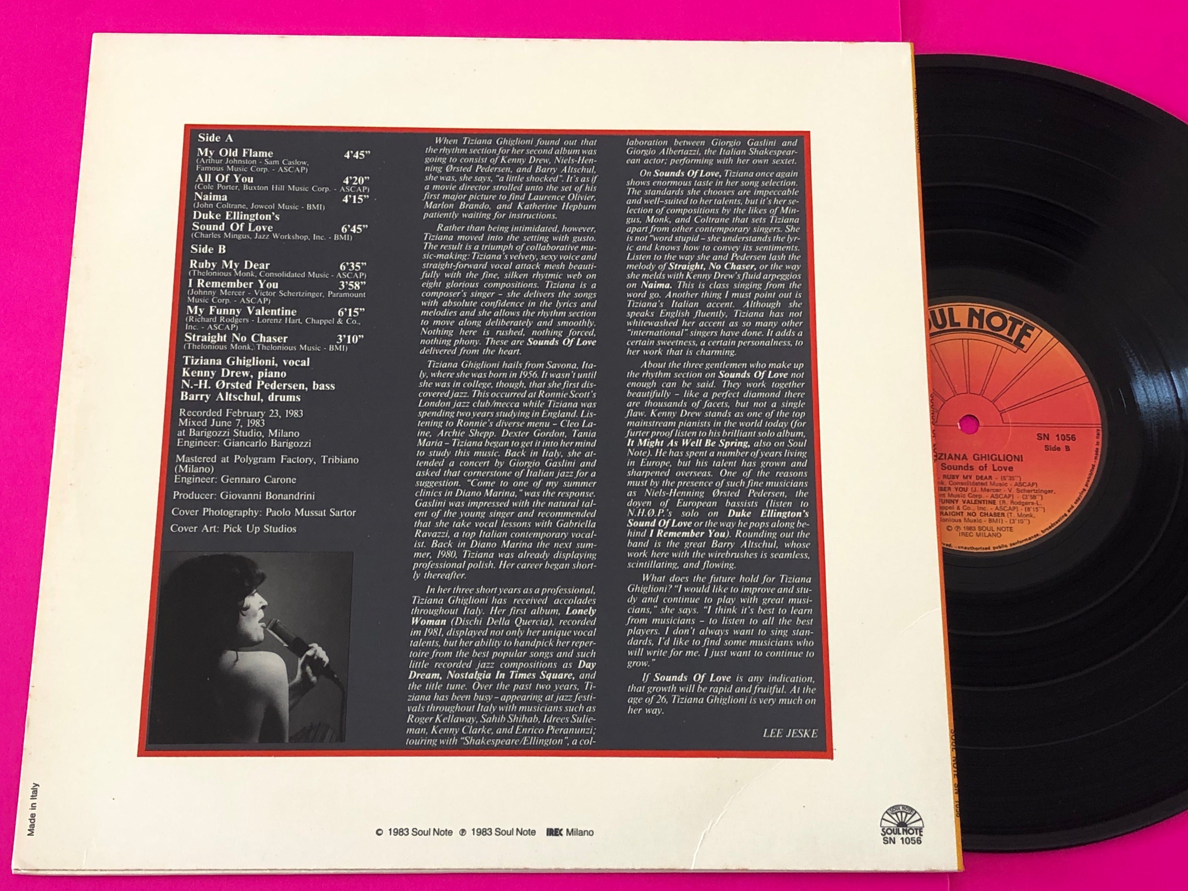Tiziana Ghiglioni : Sounds Of Love (LP, Album)