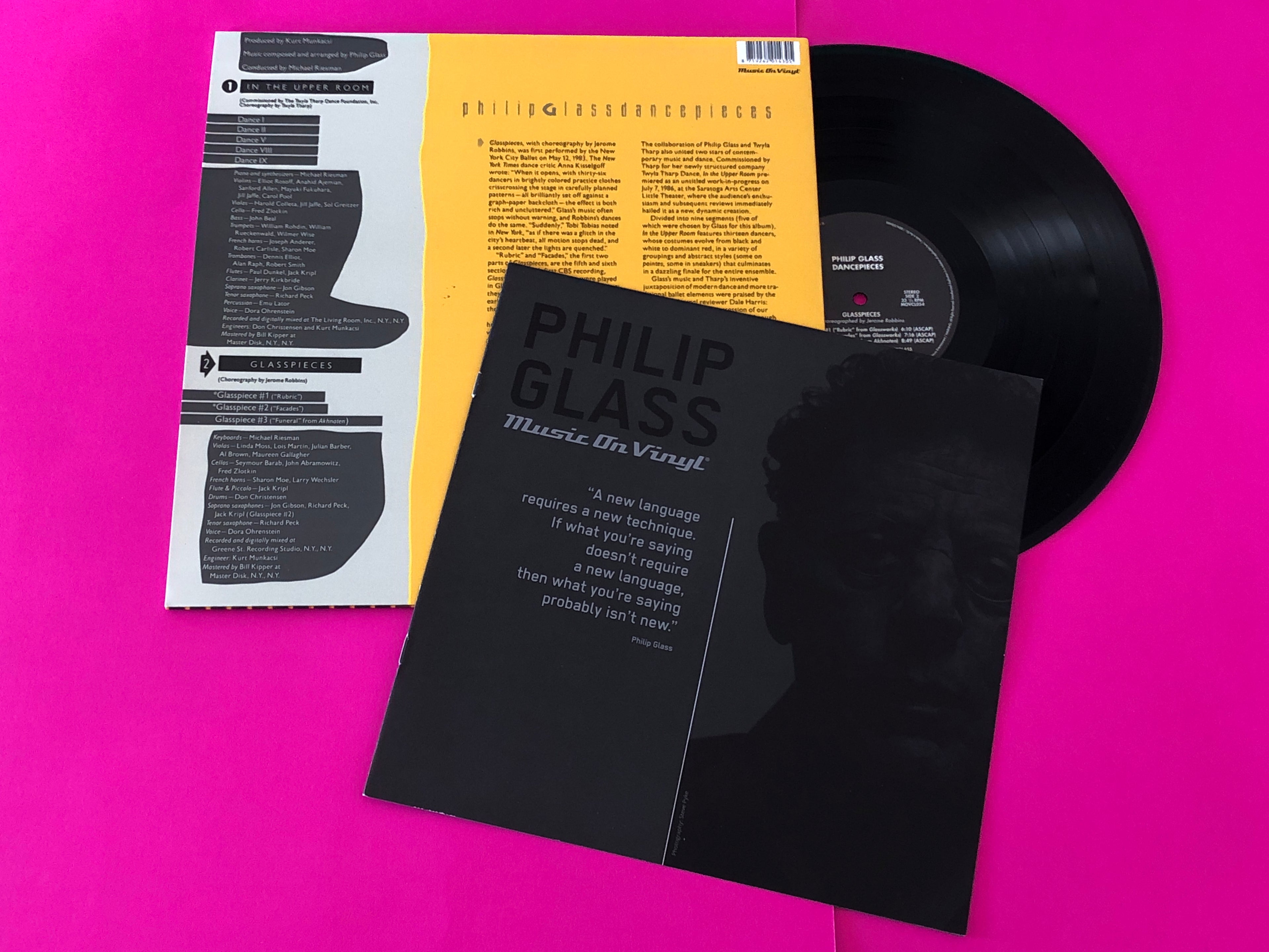 Philip Glass : Dancepieces (LP, Album, RE, 180)