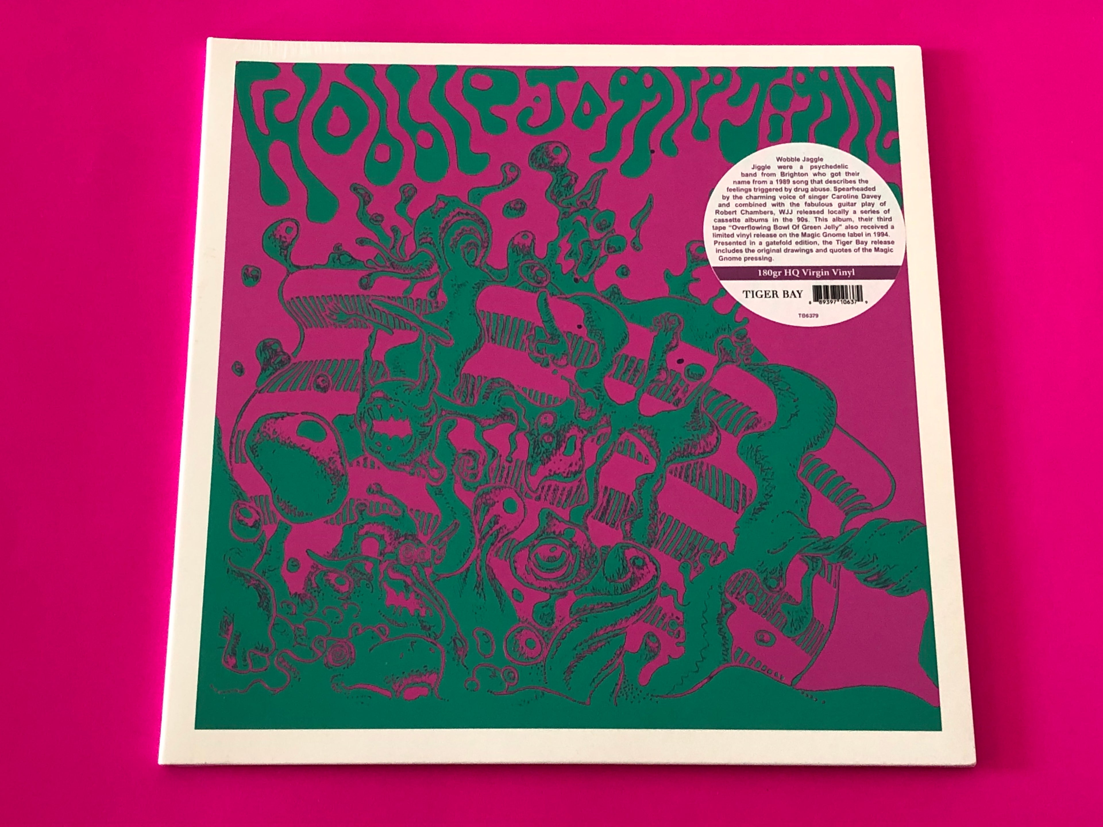 Wobble Jaggle Jiggle : Overflowing Bowl Of Green Jelly (LP, Album, Num, RE, RM, 180)