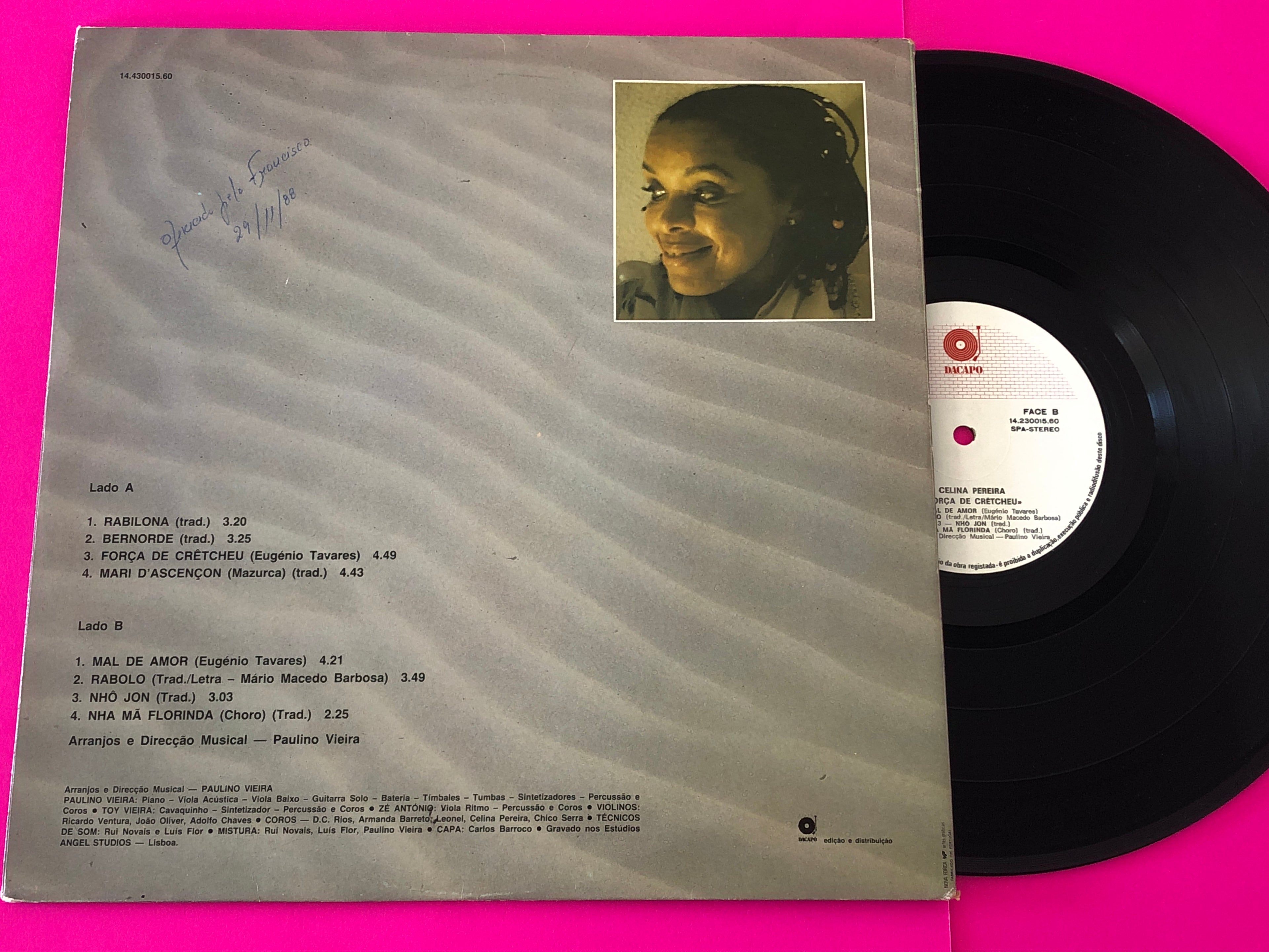 Celina Pereira : Força De Cretcheu (LP, Album)