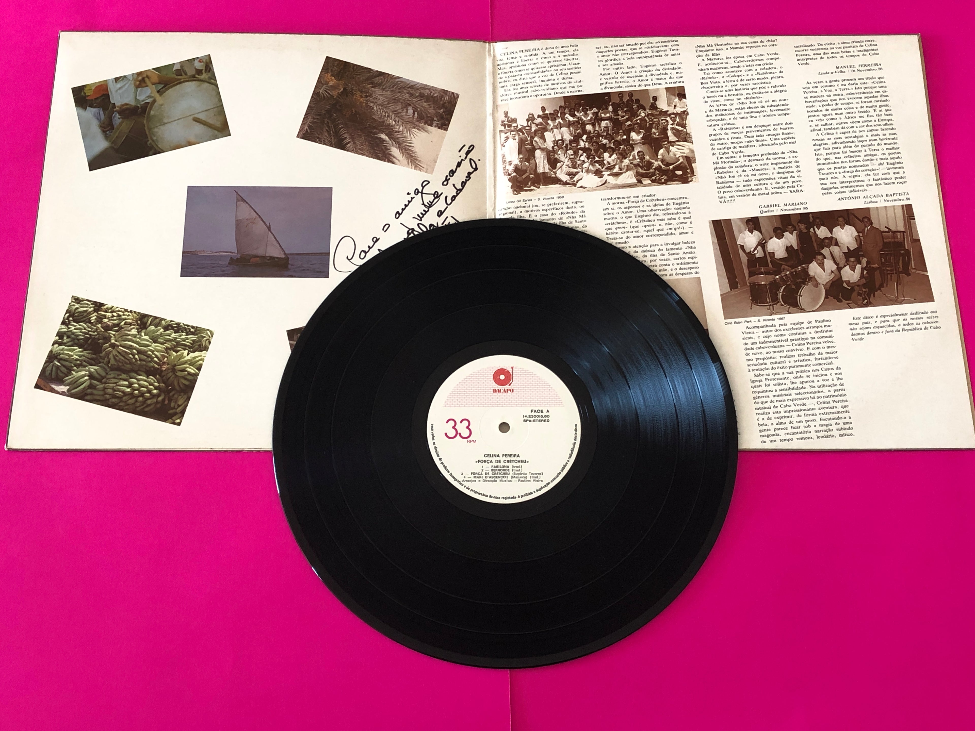 Celina Pereira : Força De Cretcheu (LP, Album)