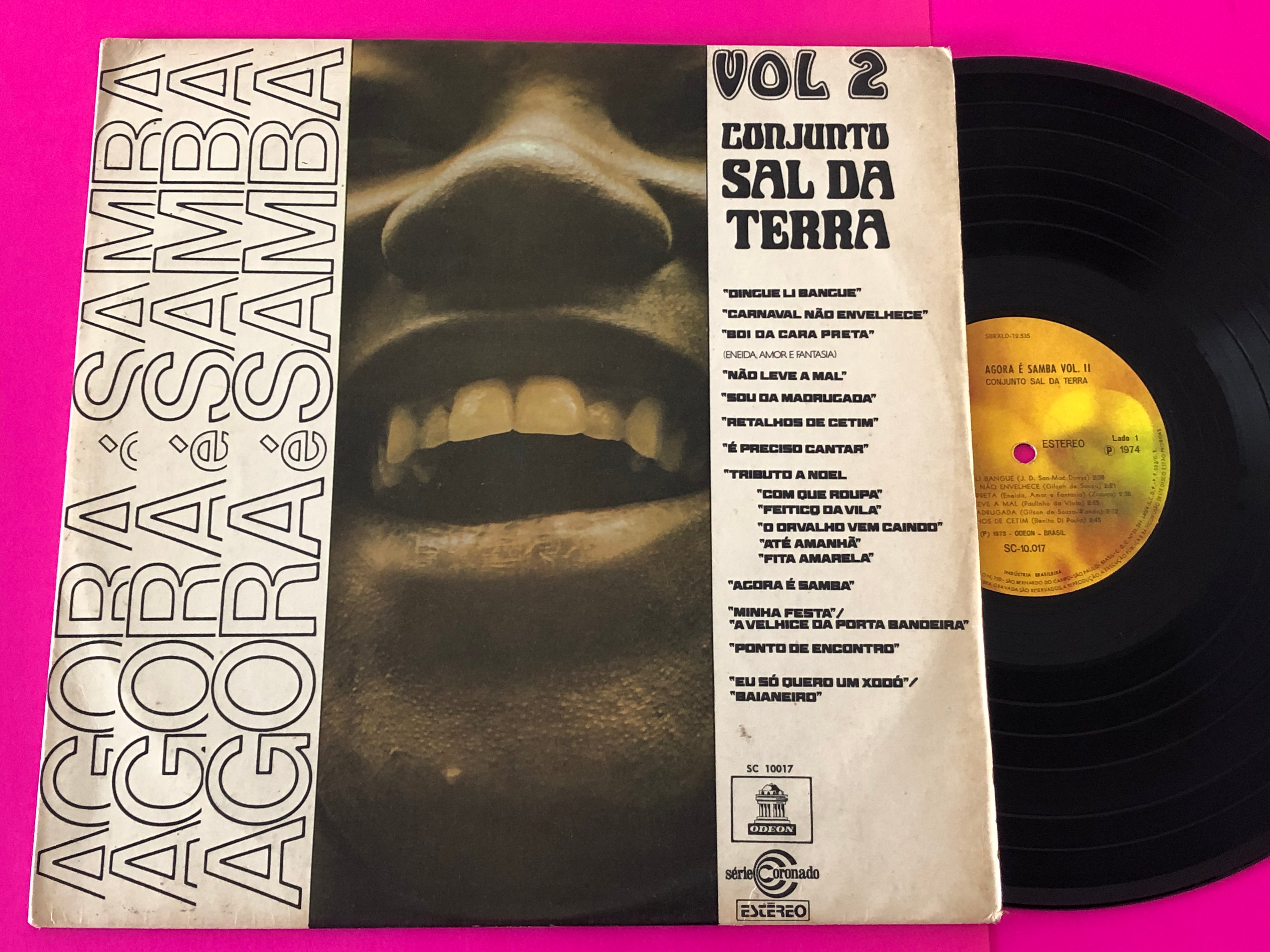 Conjunto Sal Da Terra : Agora É Samba Vol 2 (LP, Album)