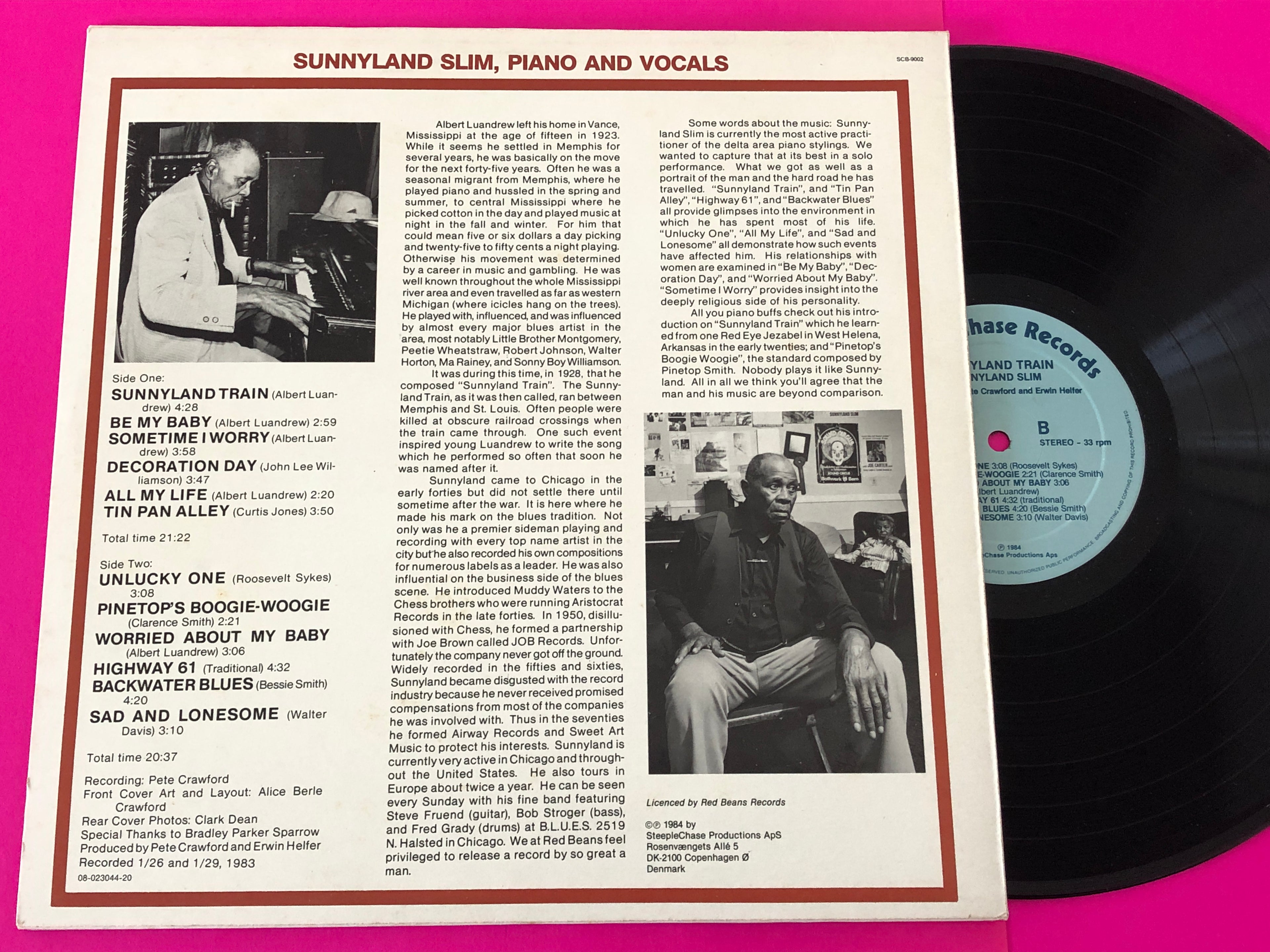 Sunnyland Slim : Sunnyland Train (LP, Album, Blu)