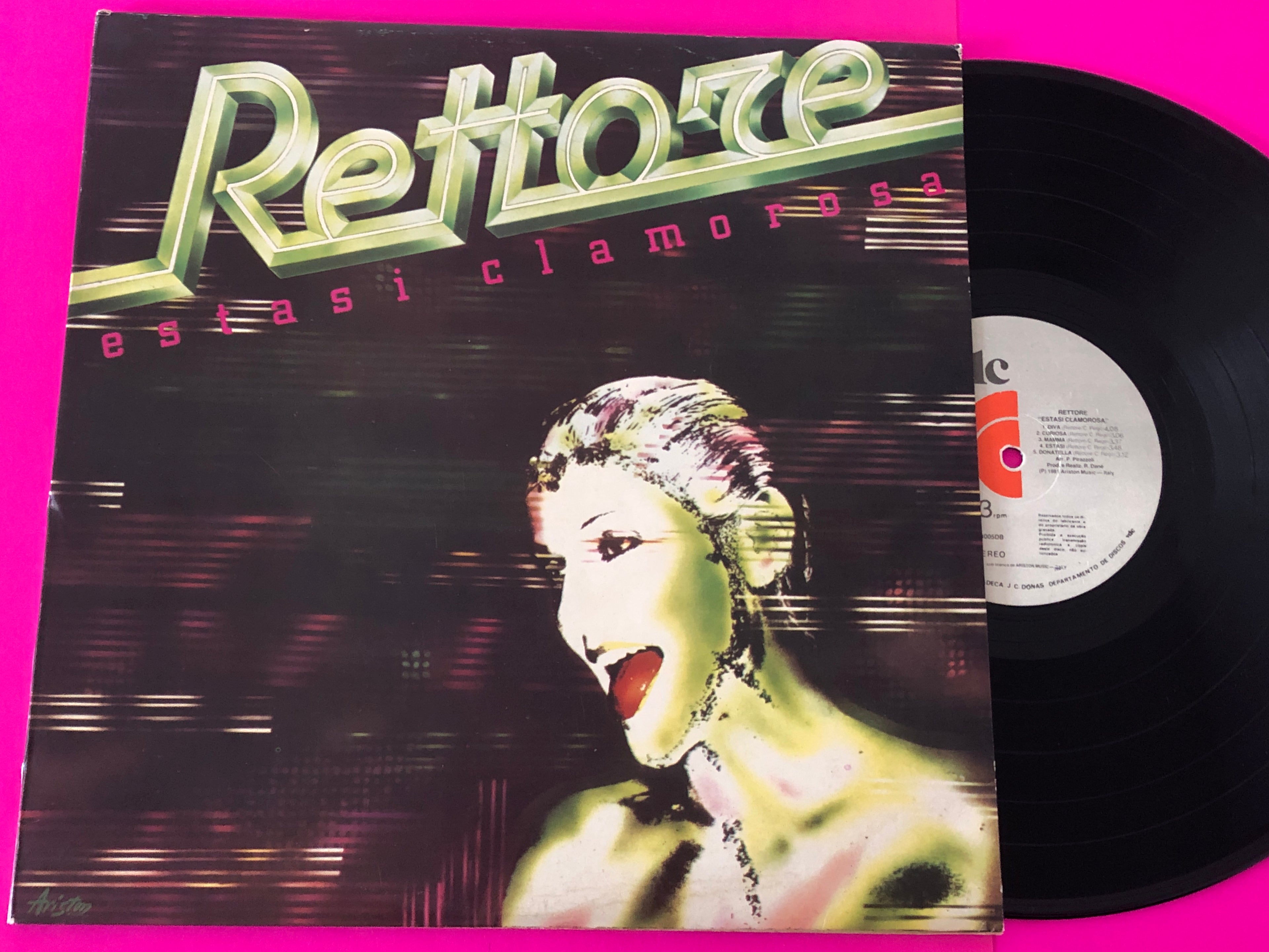 Rettore : Estasi Clamorosa (LP, Album)