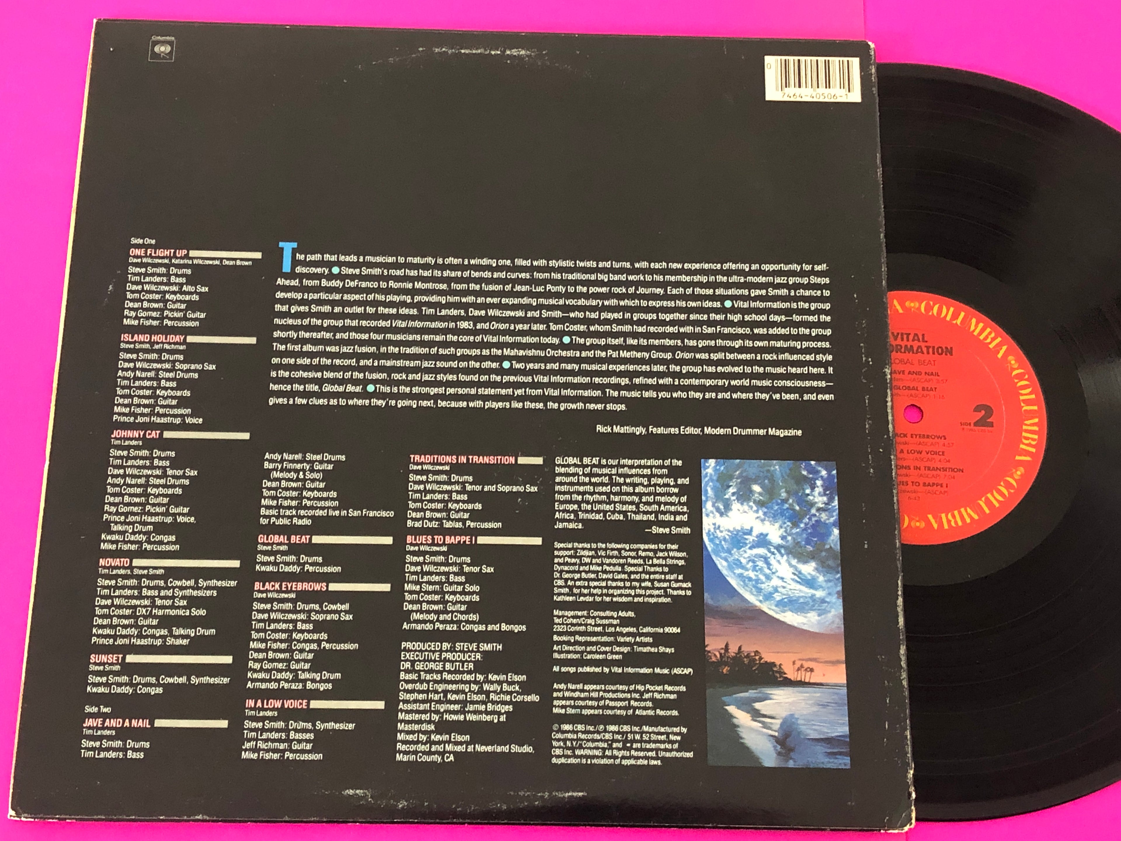 Vital Information : Global Beat (LP, Album)