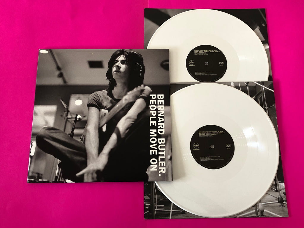 Bernard Butler : People Move On (2xLP, Album, Ltd, Whi)
