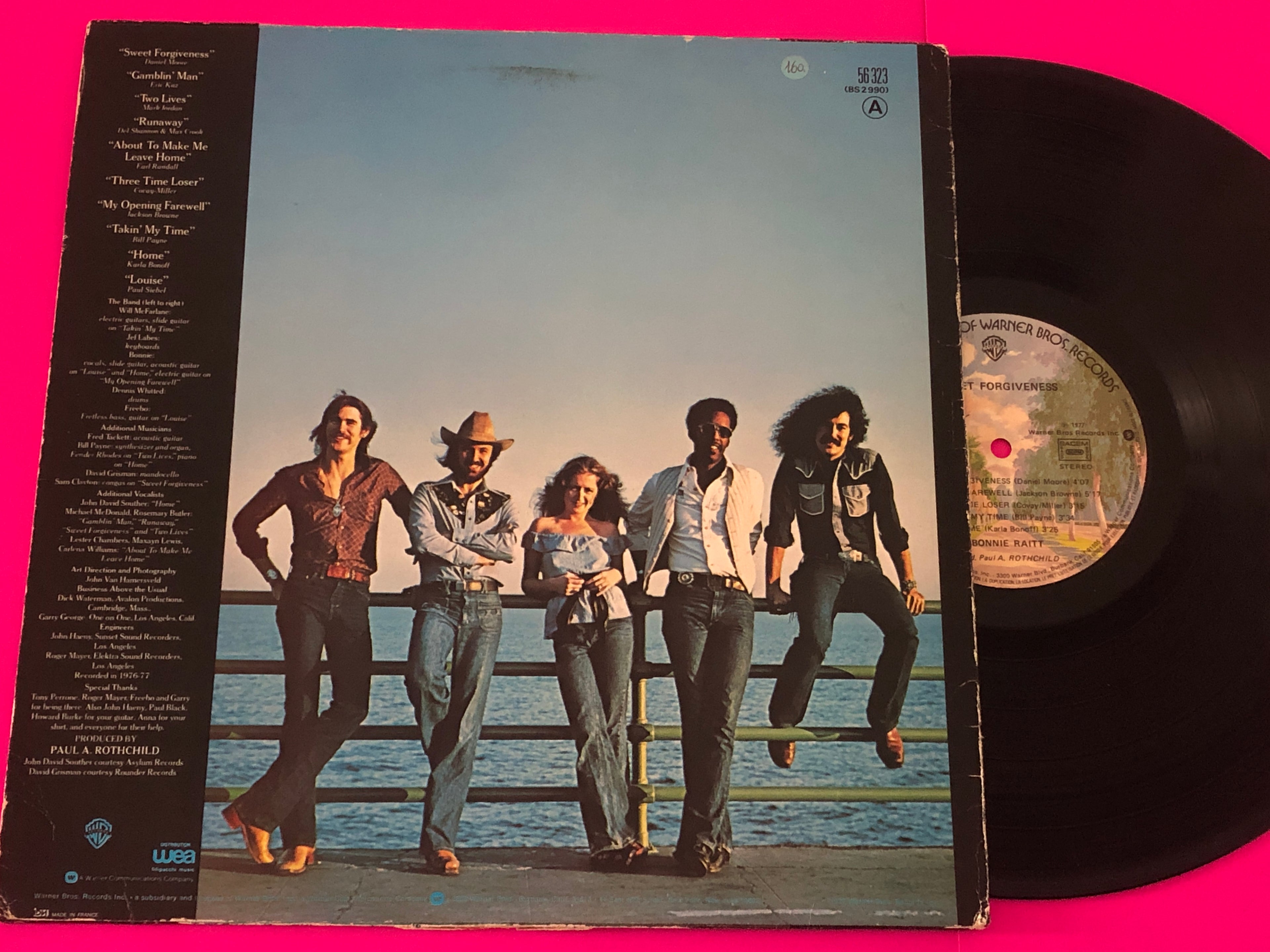 Bonnie Raitt : Sweet Forgiveness (LP, Album)
