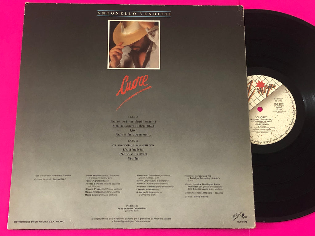 Antonello Venditti : Cuore (LP, Album)
