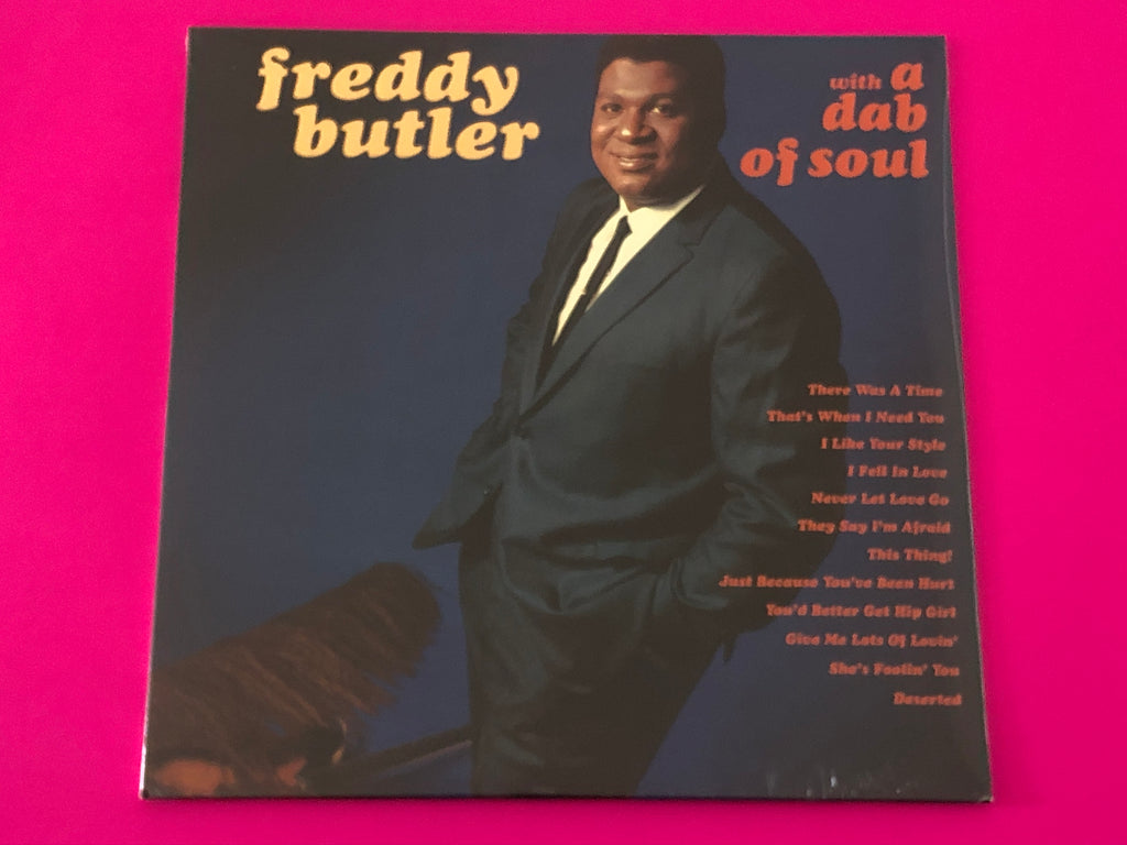 Freddy Butler : With A Dab Of Soul (LP, Album, RE)