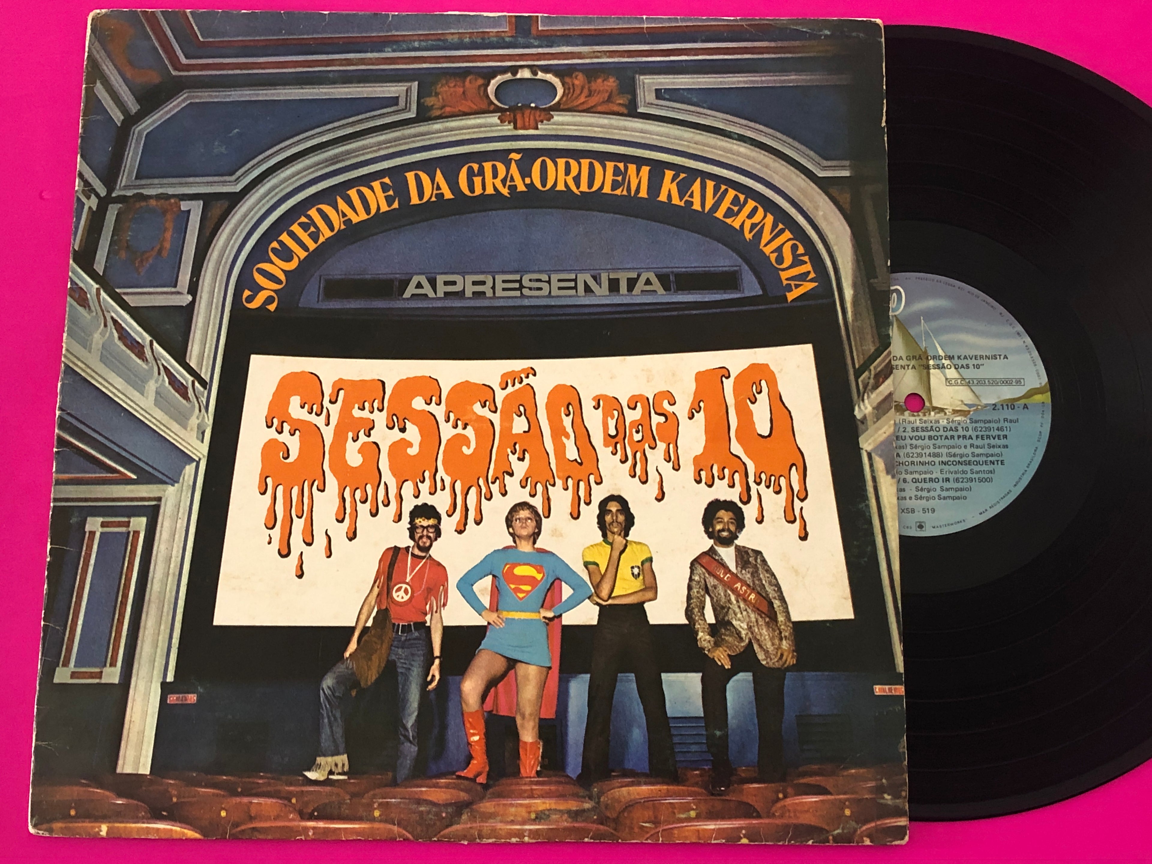 Sociedade Da Grã-Ordem Kavernista : Sociedade Da Grã-Ordem Kavernista Apresenta: Sessão Das 10 (LP, Album, RE)