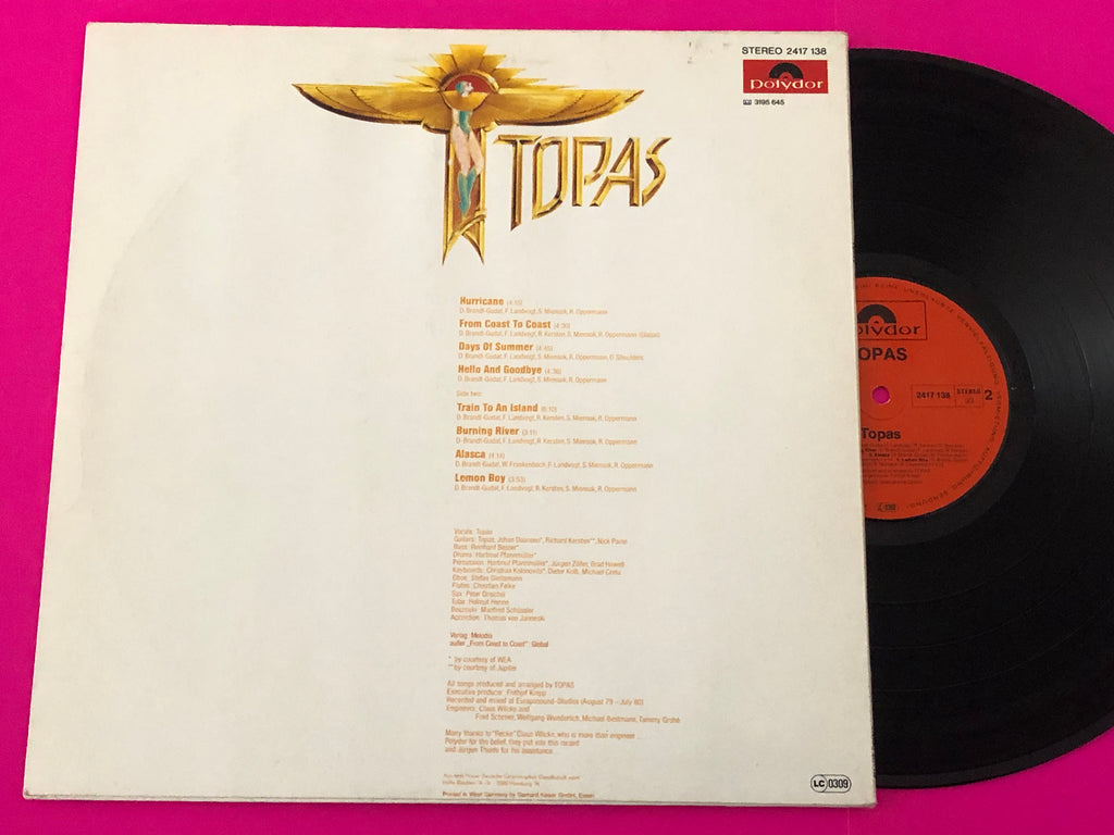 Topas (2) : Topas (LP, Album, RP)