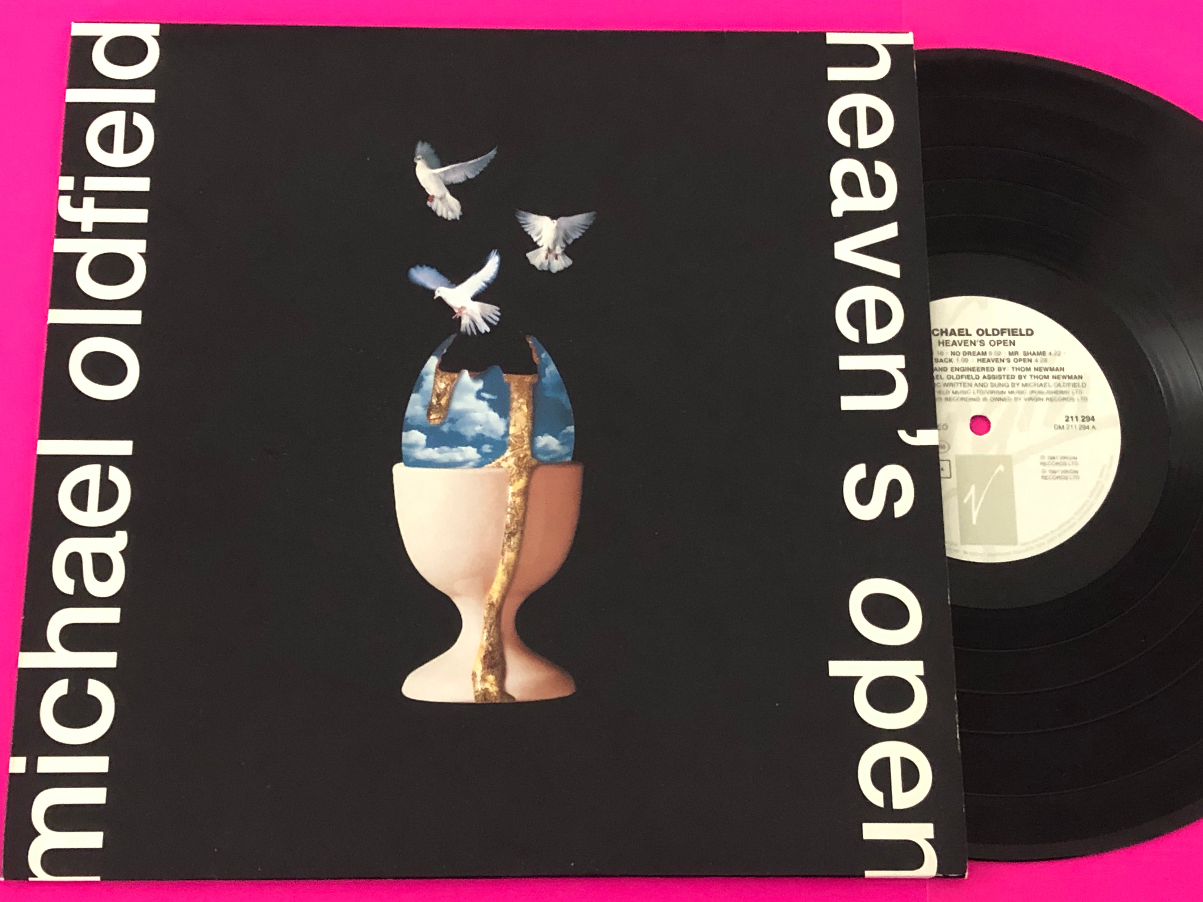 Mike Oldfield : Heaven's Open (LP, Album)