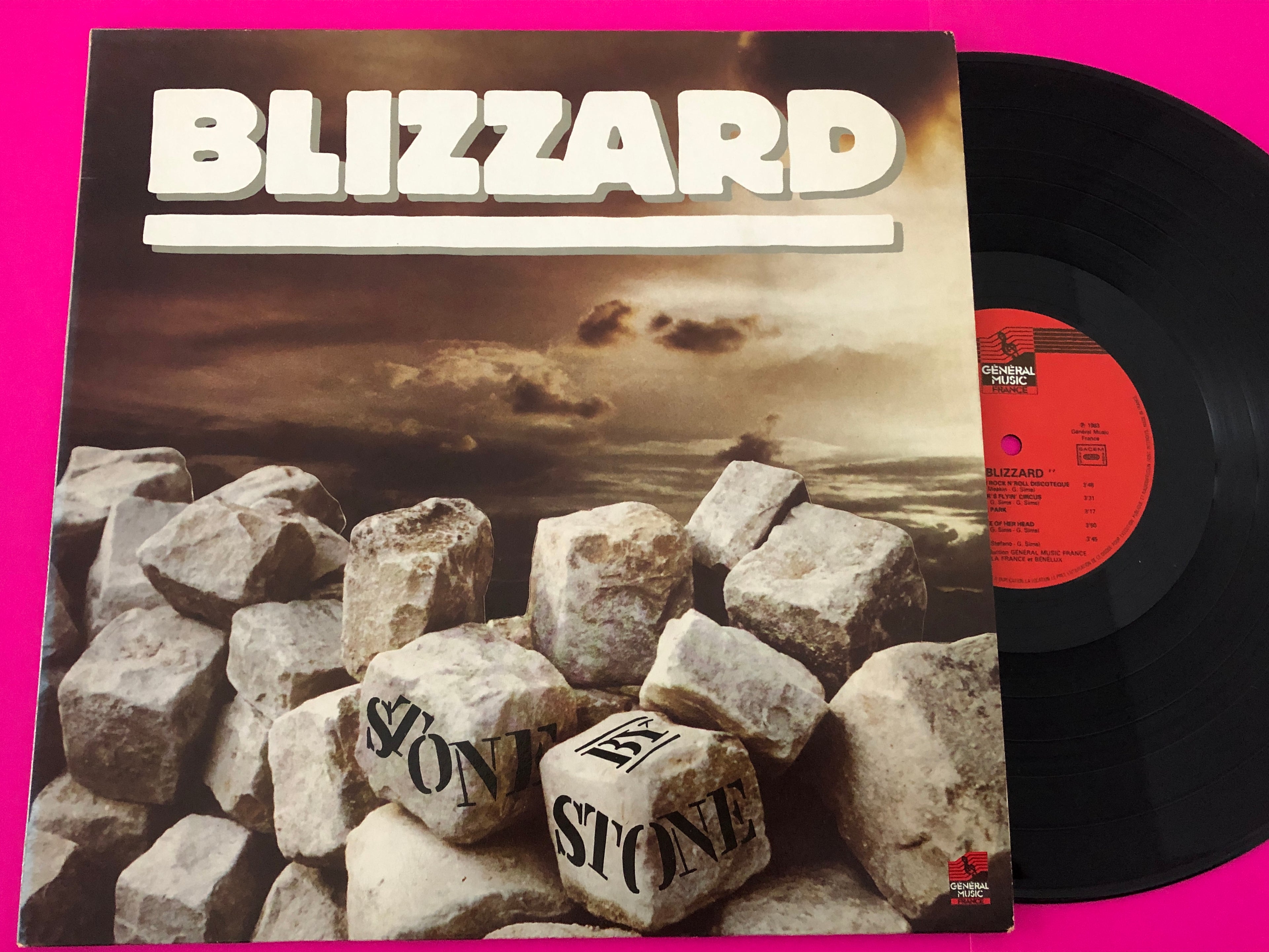 Blizzard (9) : Stone By Stone (LP, Album)