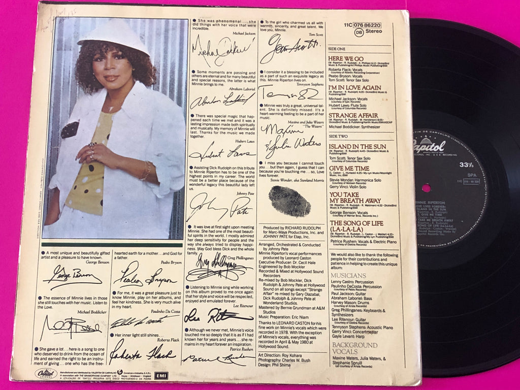 Minnie Riperton : Love Lives Forever (LP, Album)