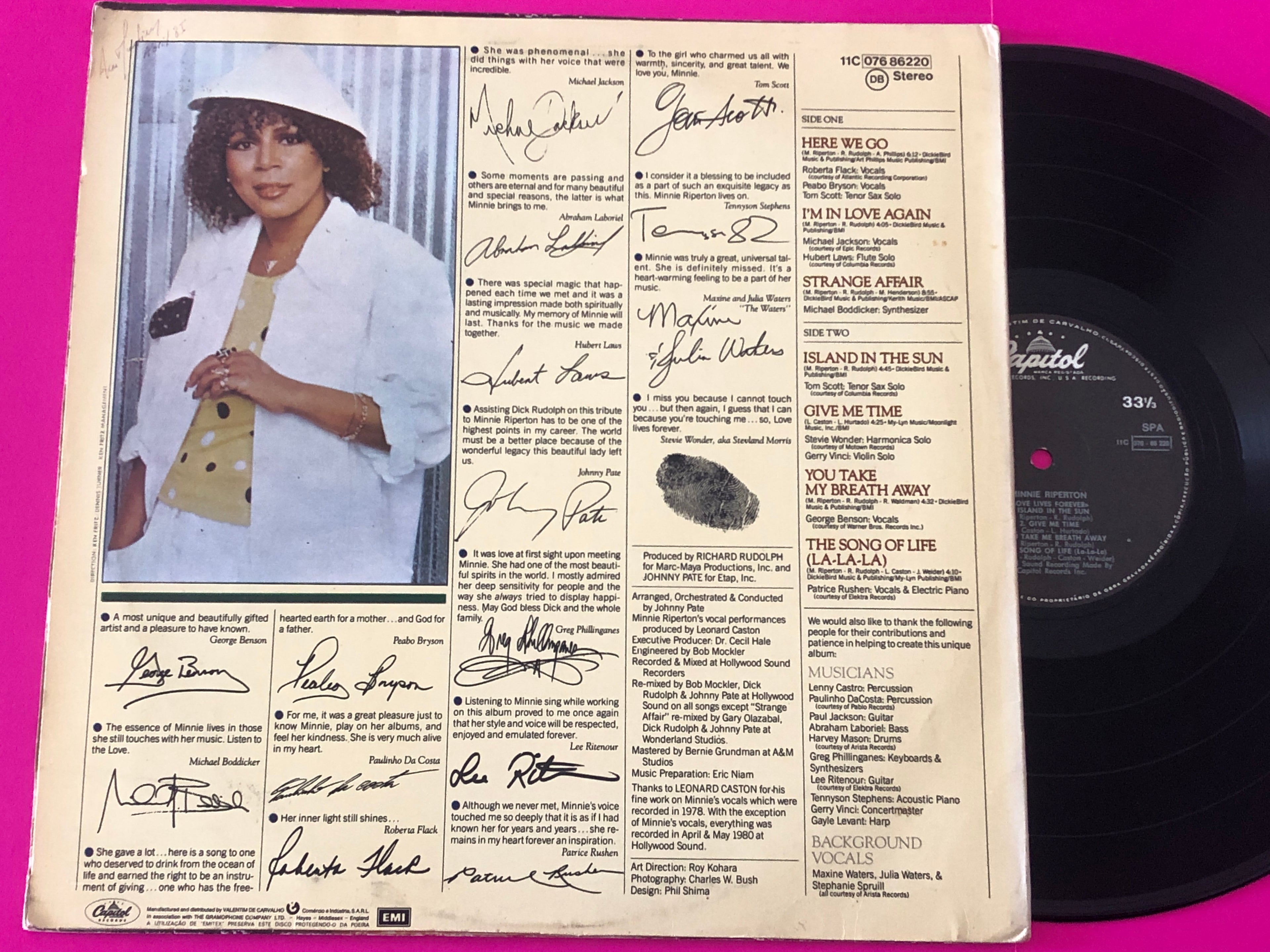 Minnie Riperton : Love Lives Forever (LP, Album)