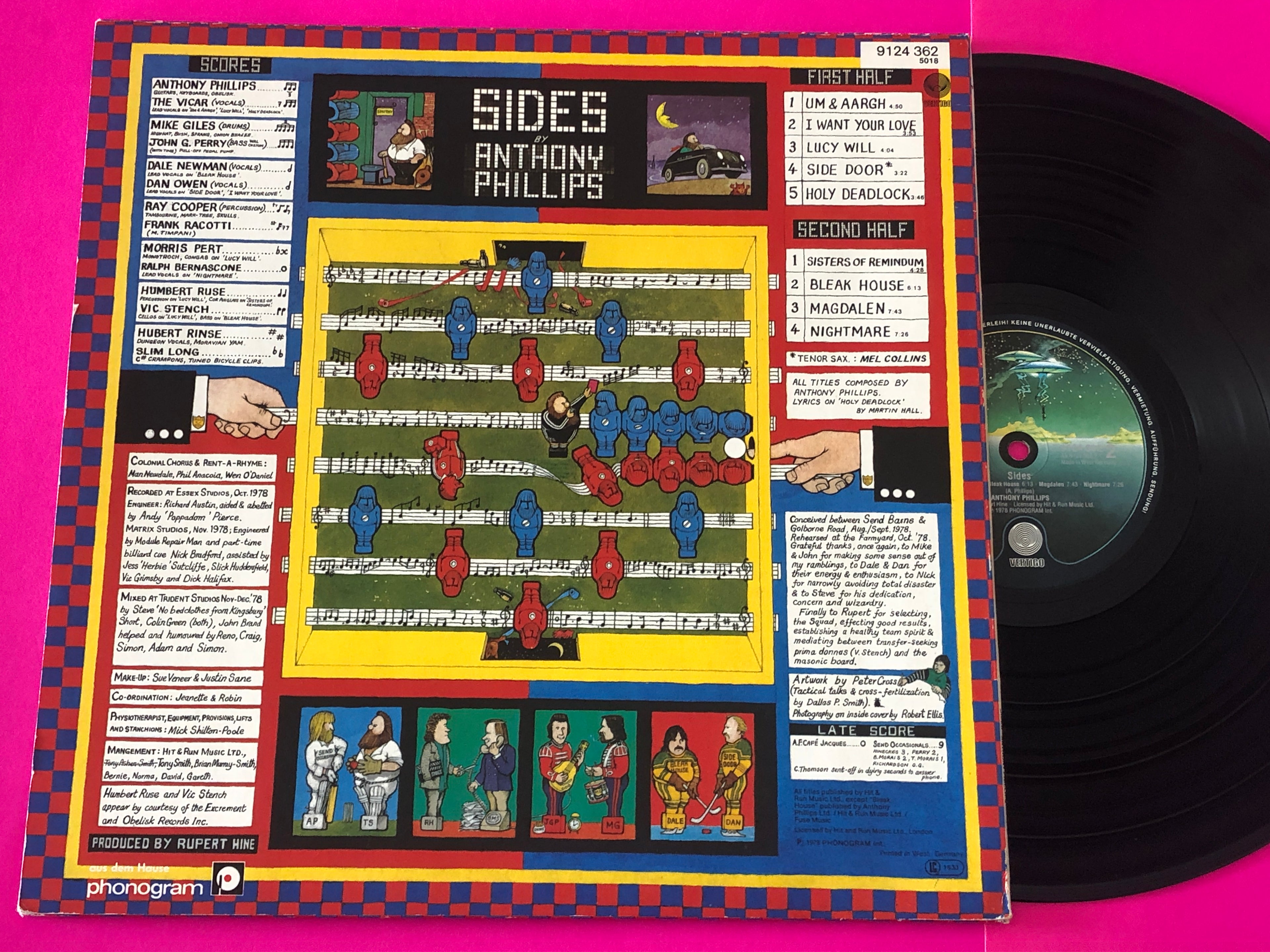 Anthony Phillips : Sides (LP, Album)