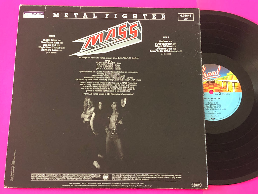 Mass (25) : Metal Fighter (LP, Album, DMM)