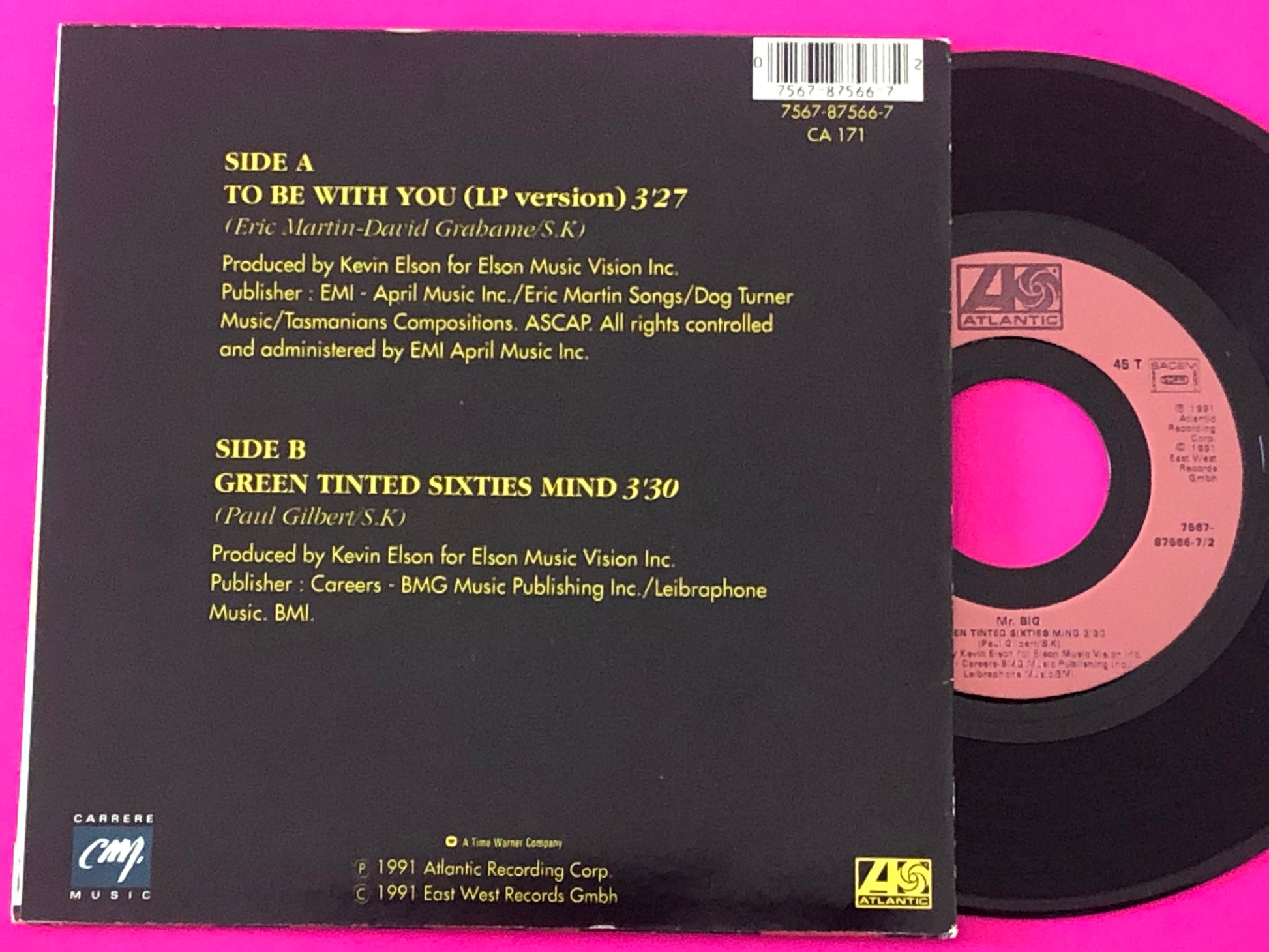 Mr. Big : To Be With You (7", Single)