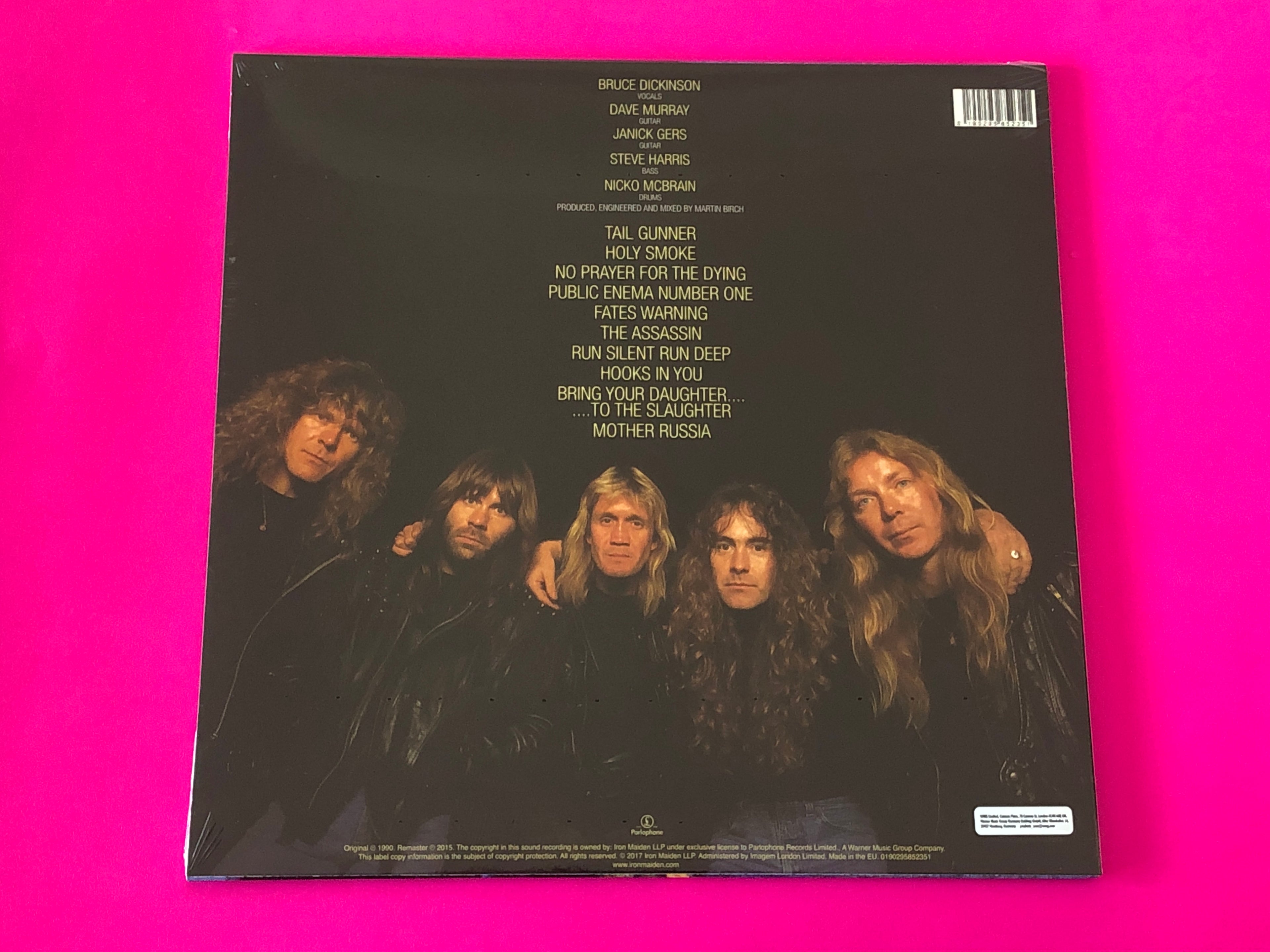 Iron Maiden : No Prayer For The Dying (LP, Album, RE, RM)