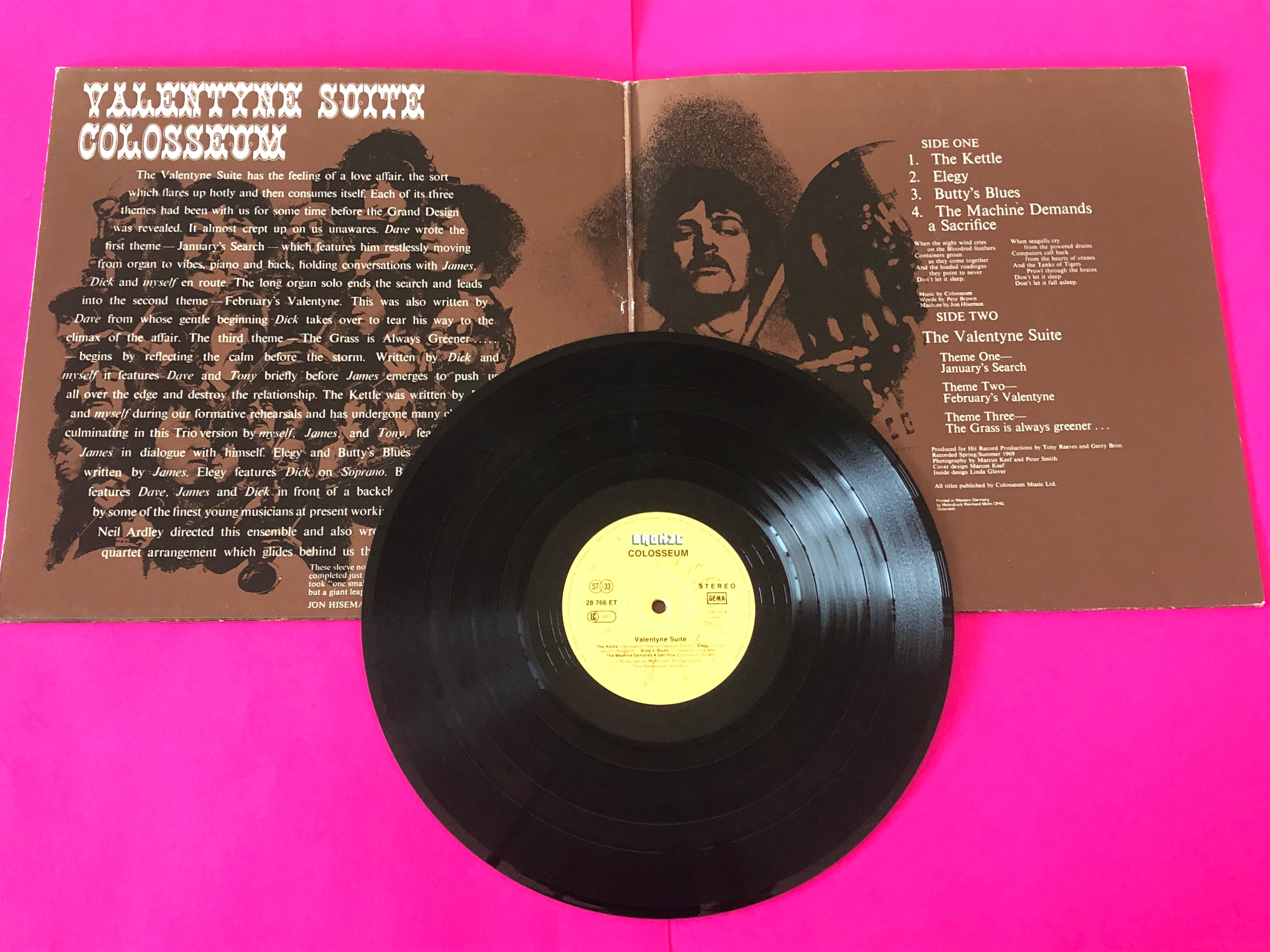 Colosseum : Valentyne Suite (LP, Album, RE, Gat)