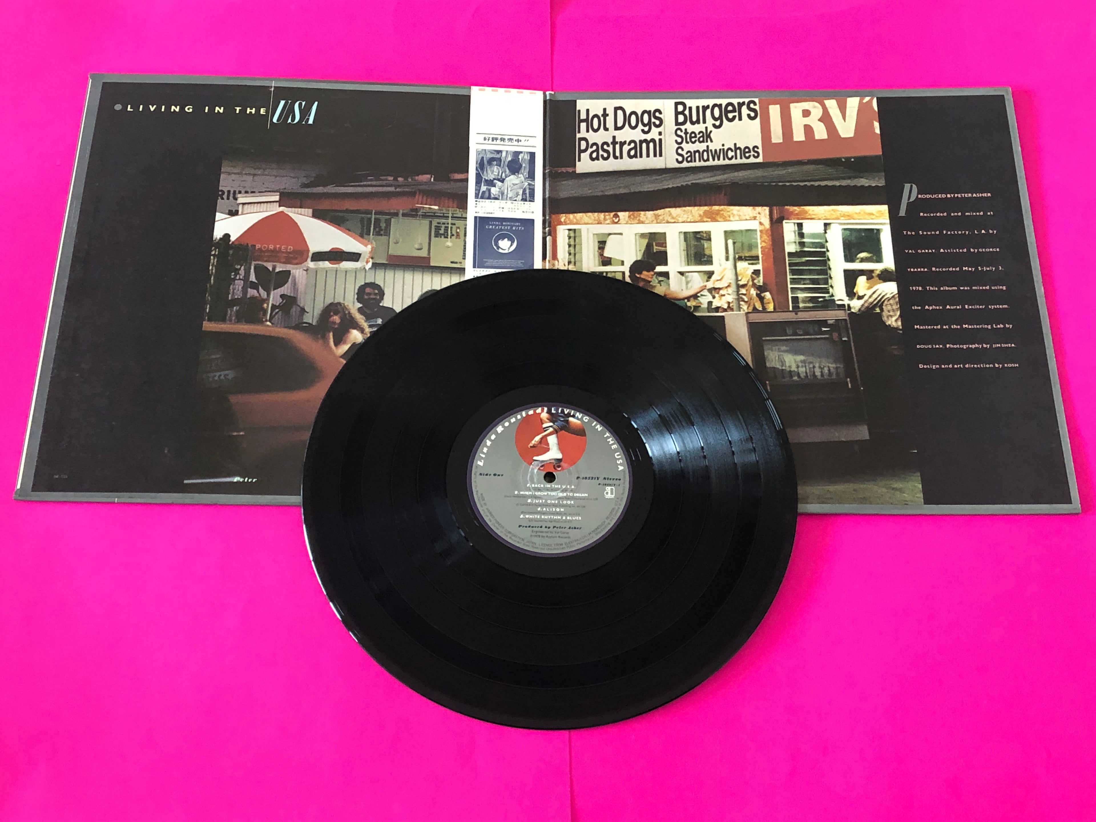 Linda Ronstadt : Living In The USA (LP, Album, Gat)