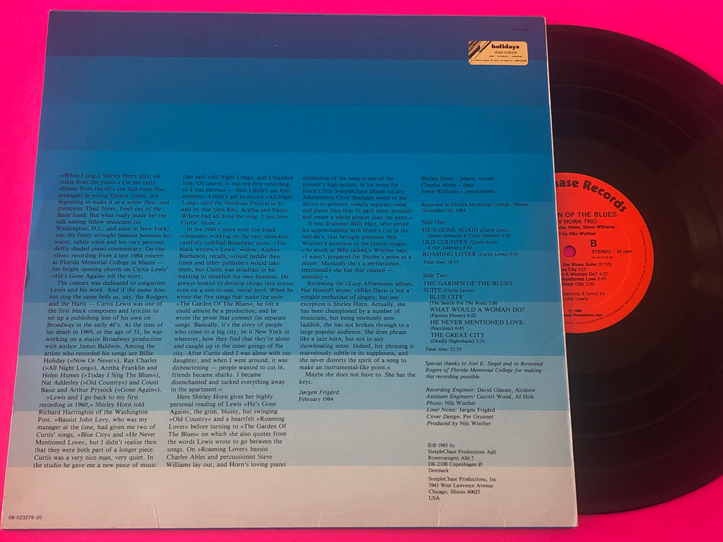Shirley Horn Trio : The Garden Of The Blues (LP, Album)