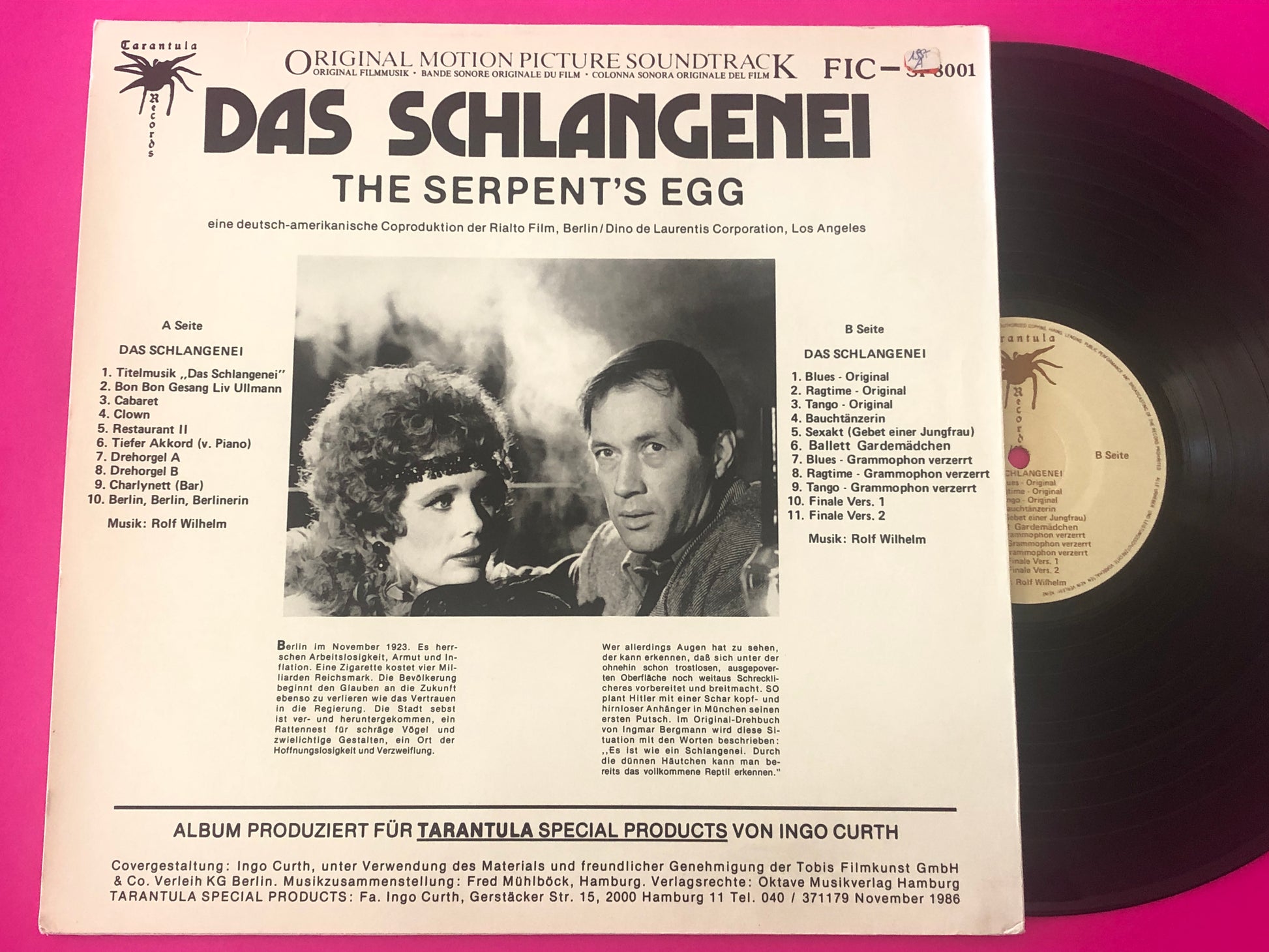Rolf Wilhelm : Das Schlangenei (LP, Album)