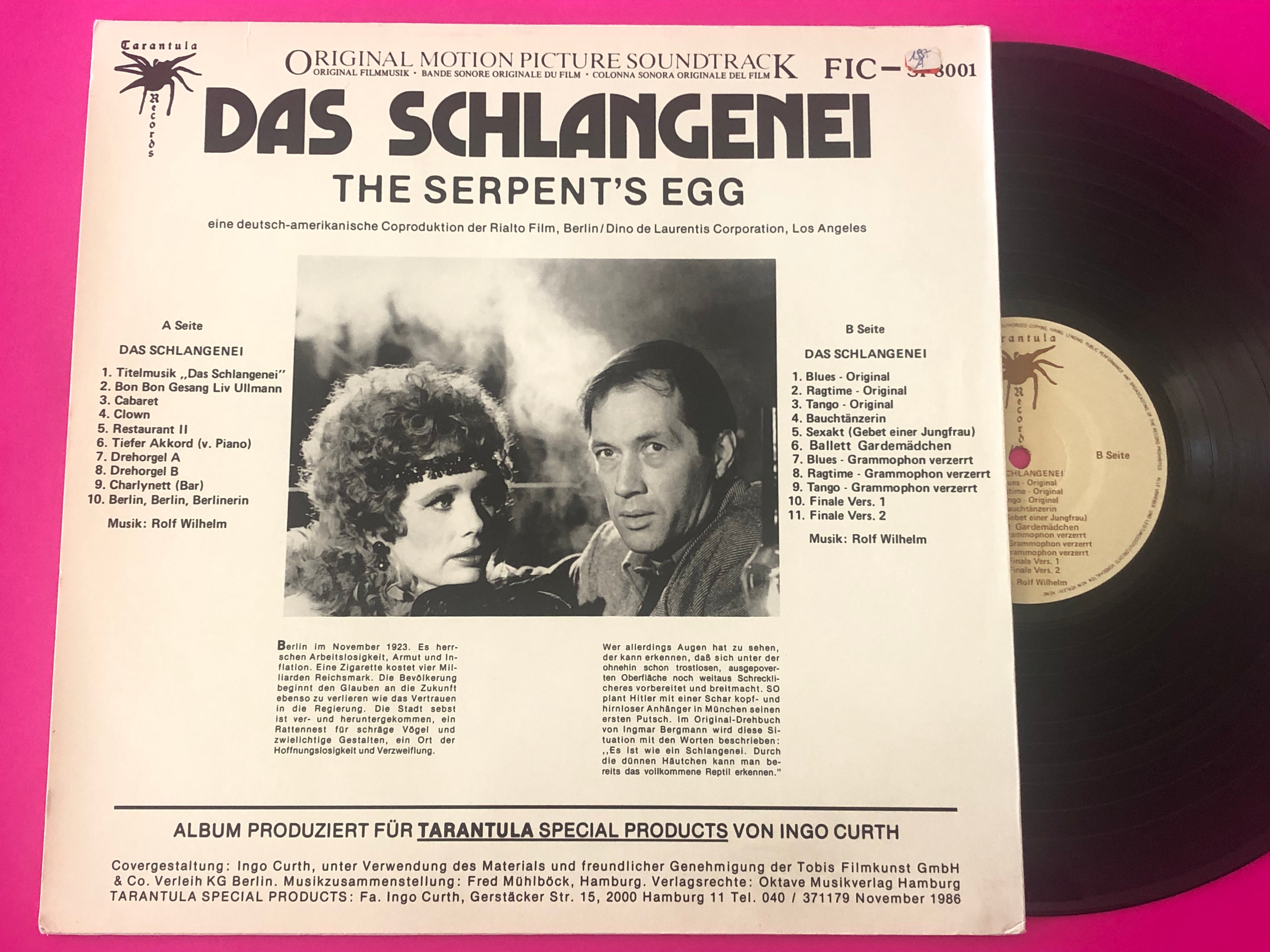 Rolf Wilhelm : Das Schlangenei (LP, Album)