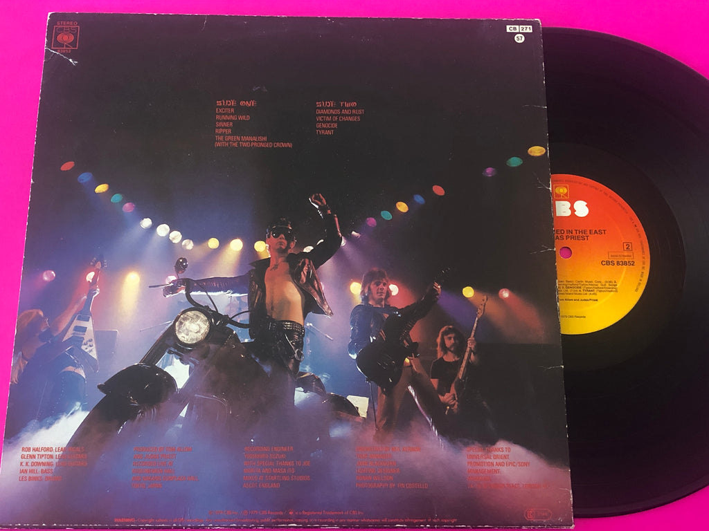 Judas Priest : Unleashed In The East (Live In Japan) (LP, Album)