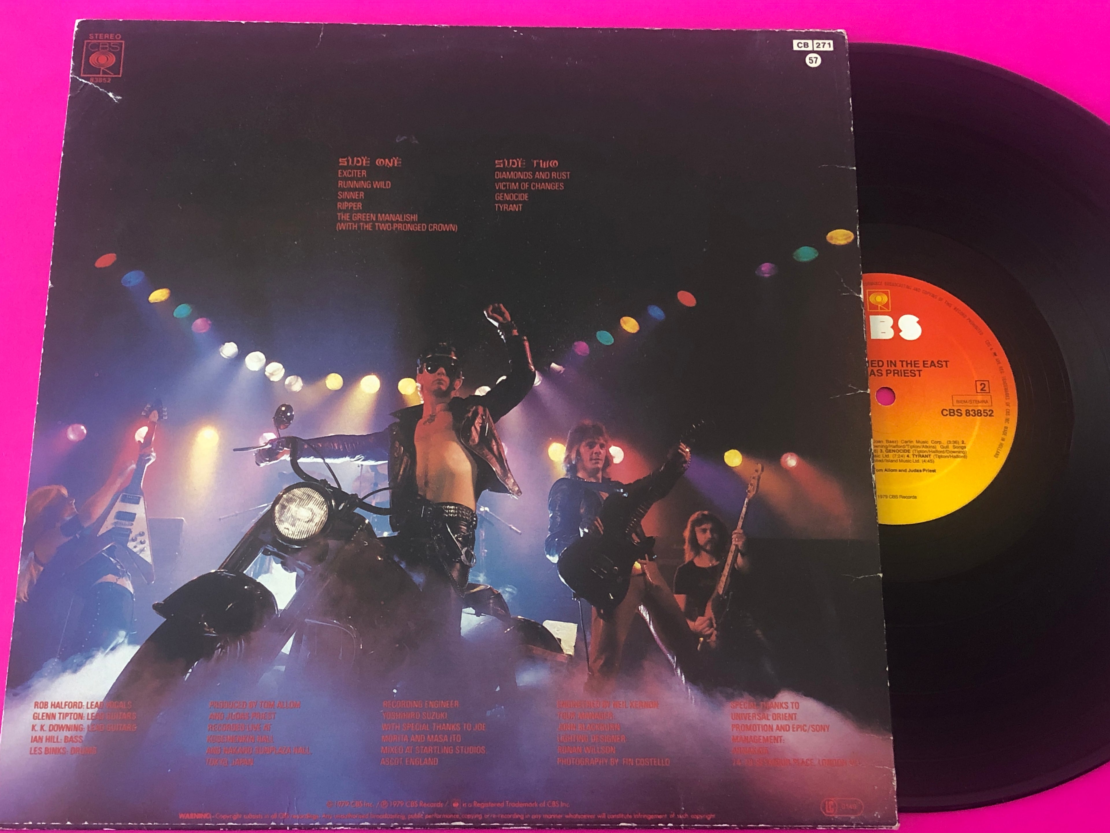 Judas Priest : Unleashed In The East (Live In Japan) (LP, Album)