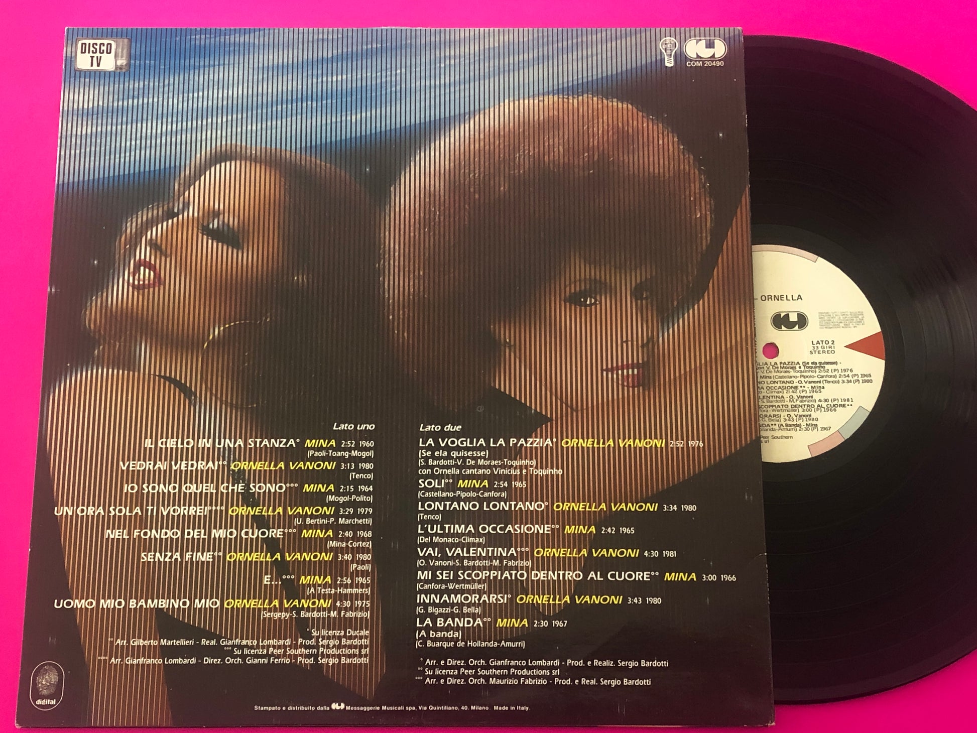 Mina (3) - Ornella Vanoni : Mina Ornella (LP, Comp)