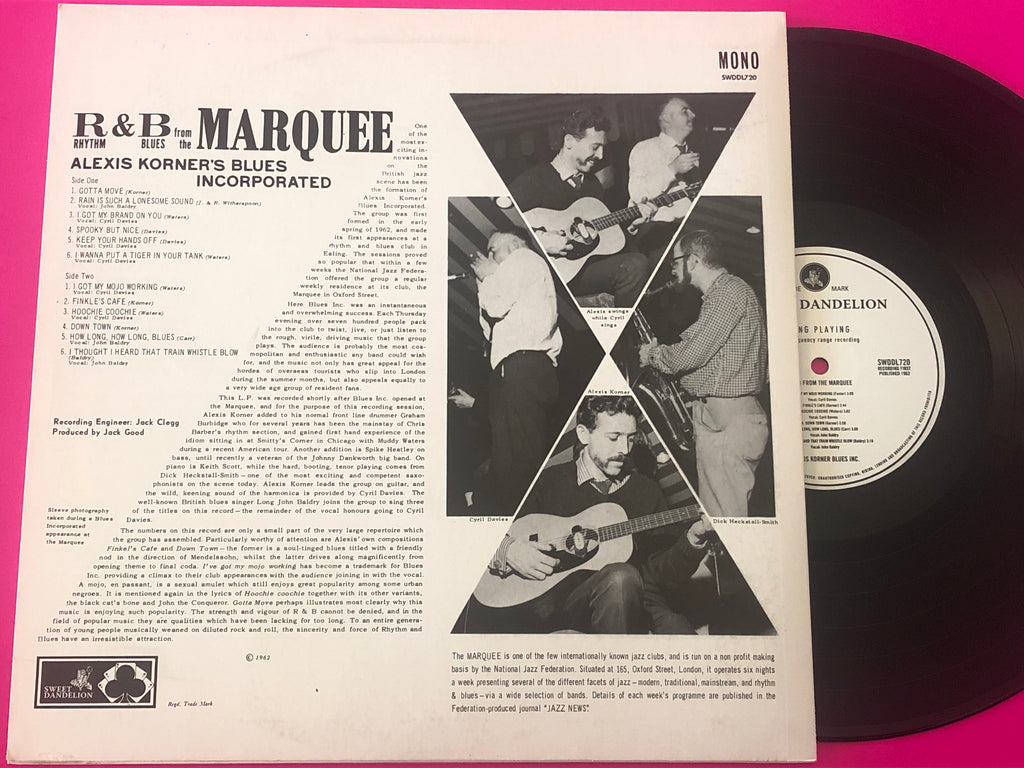 Blues Incorporated : R & B From The Marquee (LP)