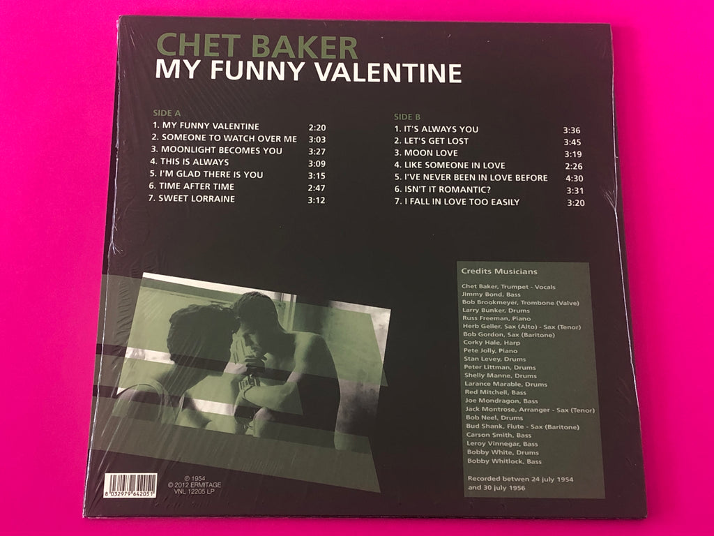 Chet Baker : My Funny Valentine (LP, Comp, RE, 180)