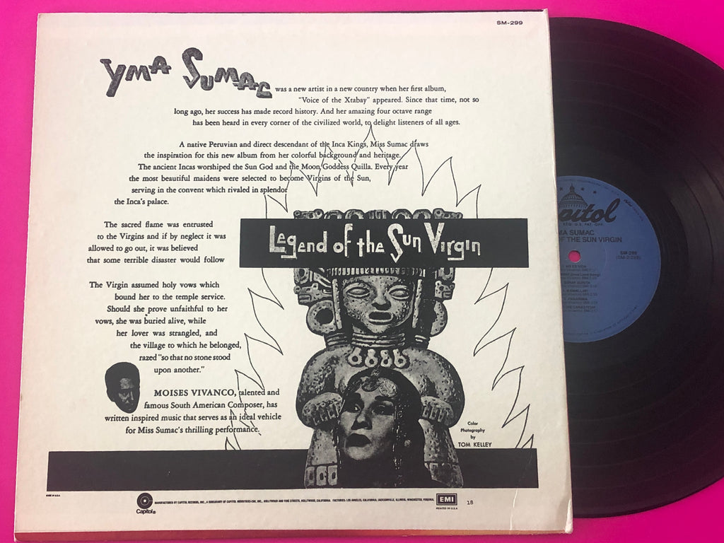 Yma Sumac : Legend Of The Sun Virgin (LP, Album, RE, Jac)