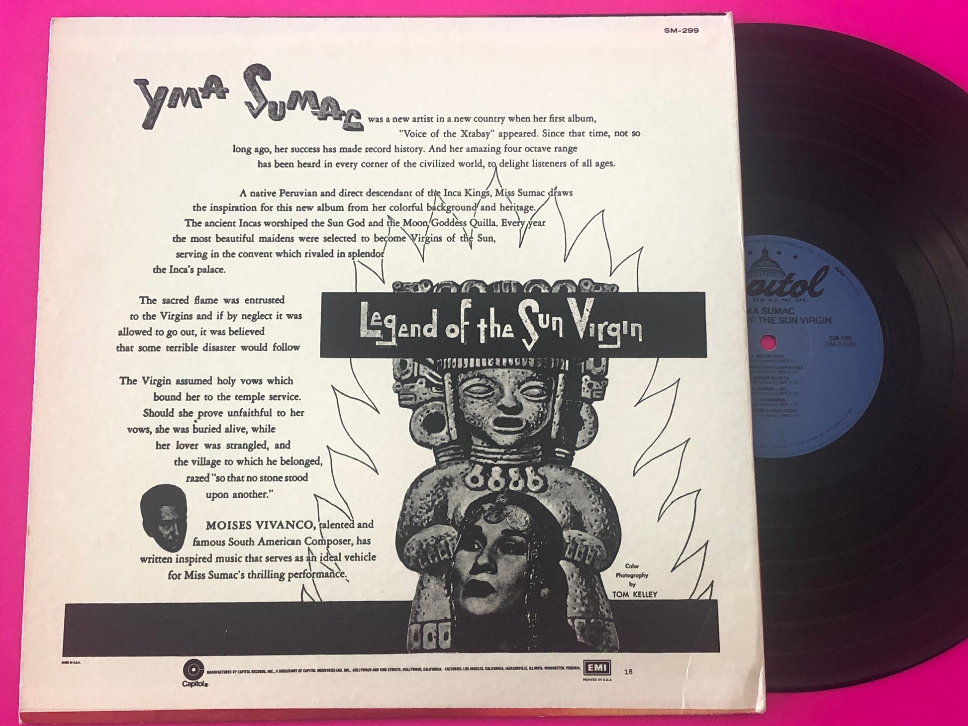 Yma Sumac : Legend Of The Sun Virgin (LP, Album, RE, Jac)