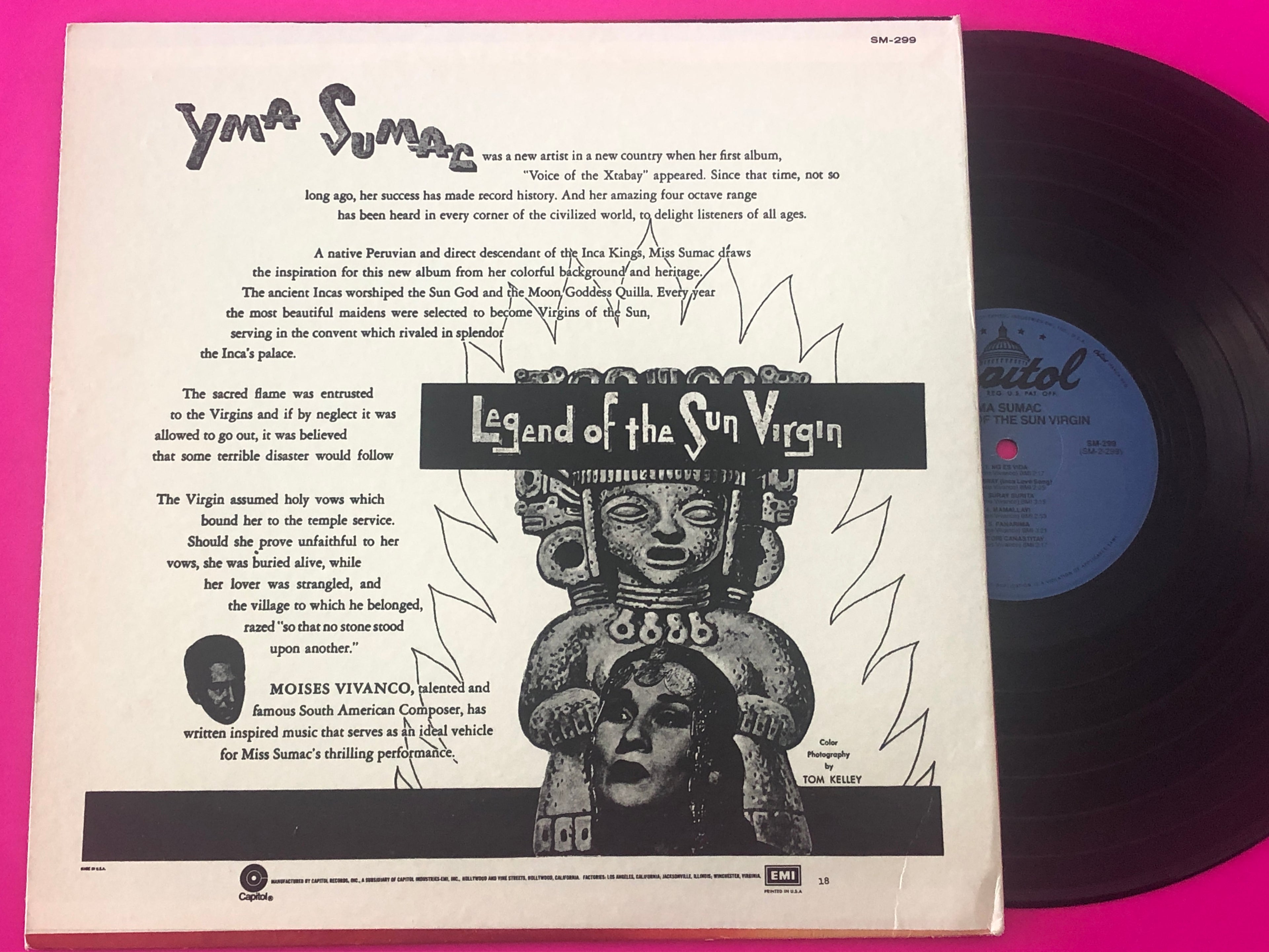 Yma Sumac : Legend Of The Sun Virgin (LP, Album, RE, Jac)